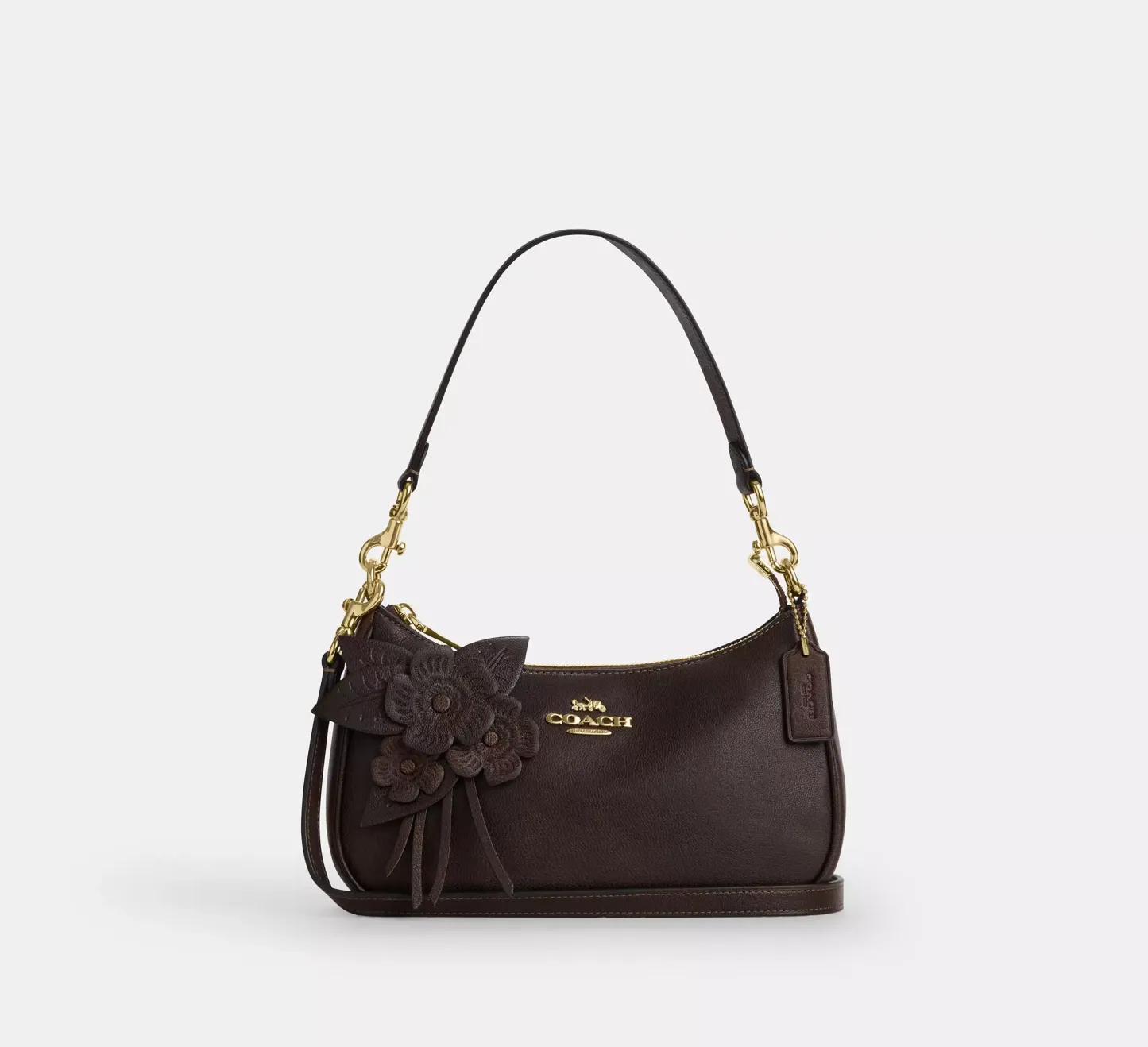Teri Shoulder Bag With Floral Applique