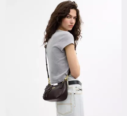 Teri Shoulder Bag With Floral Applique