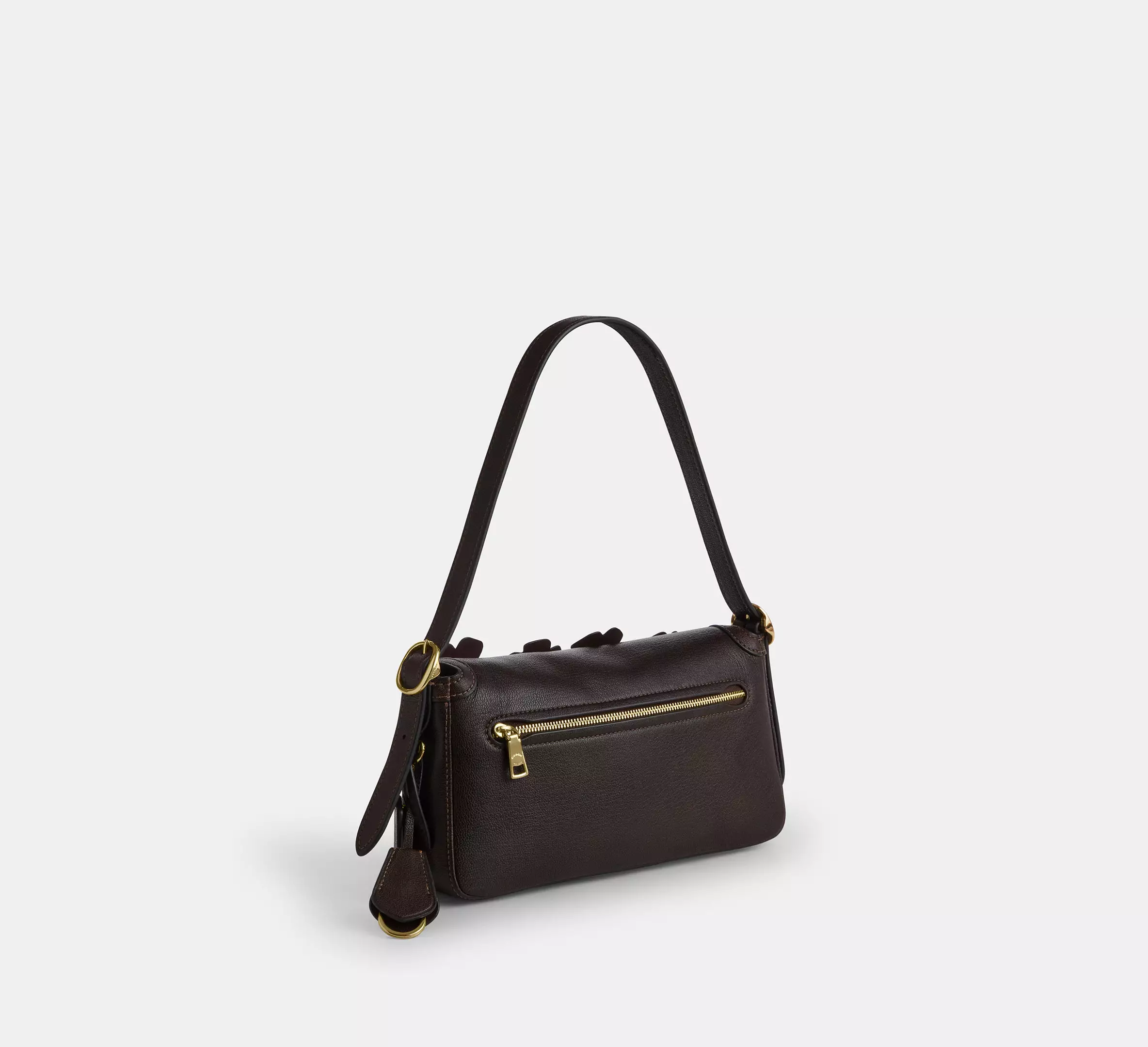 Etta Small Flap Shoulder Bag With Floral Applique
