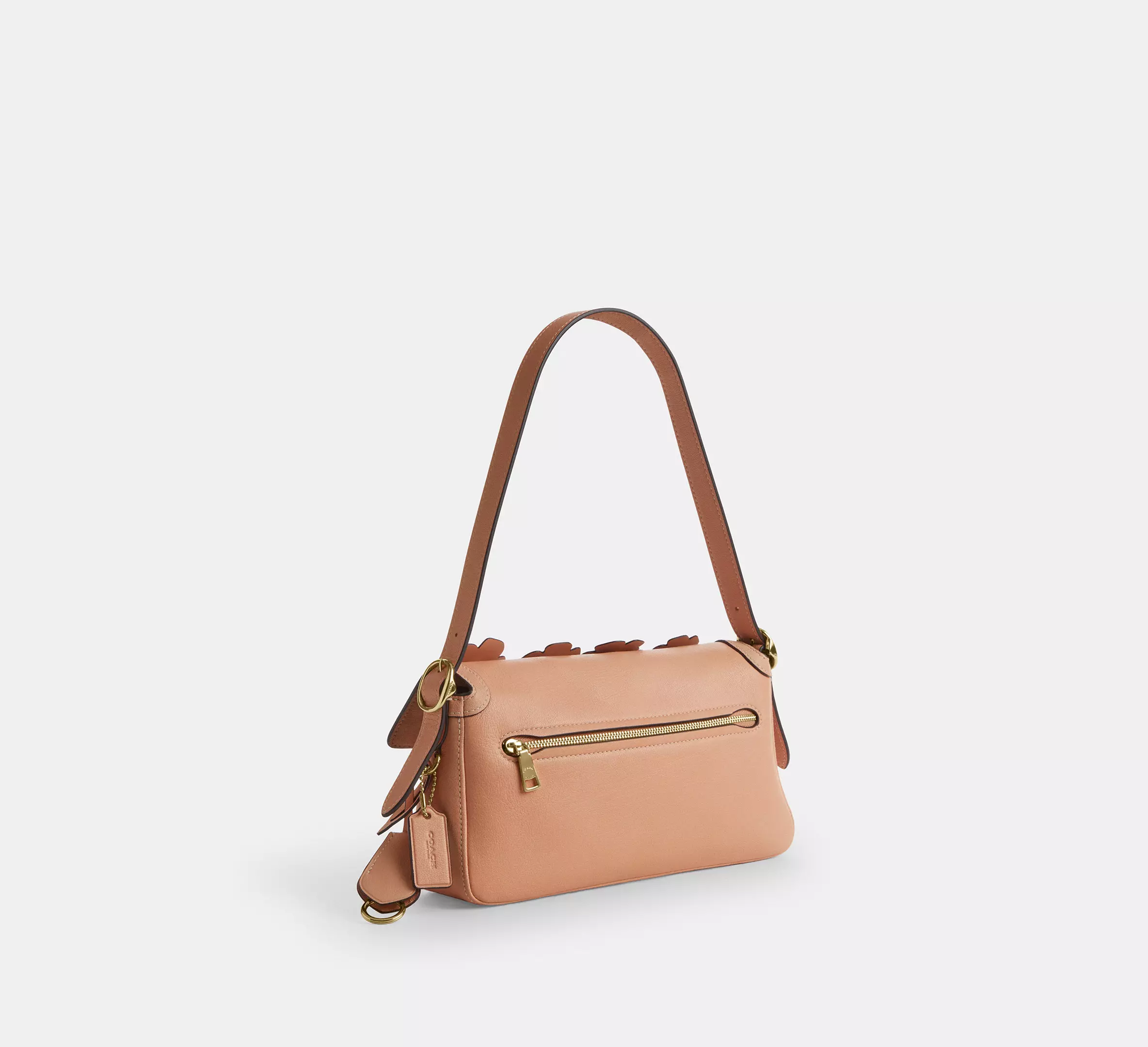 Etta Small Flap Shoulder Bag With Floral Applique