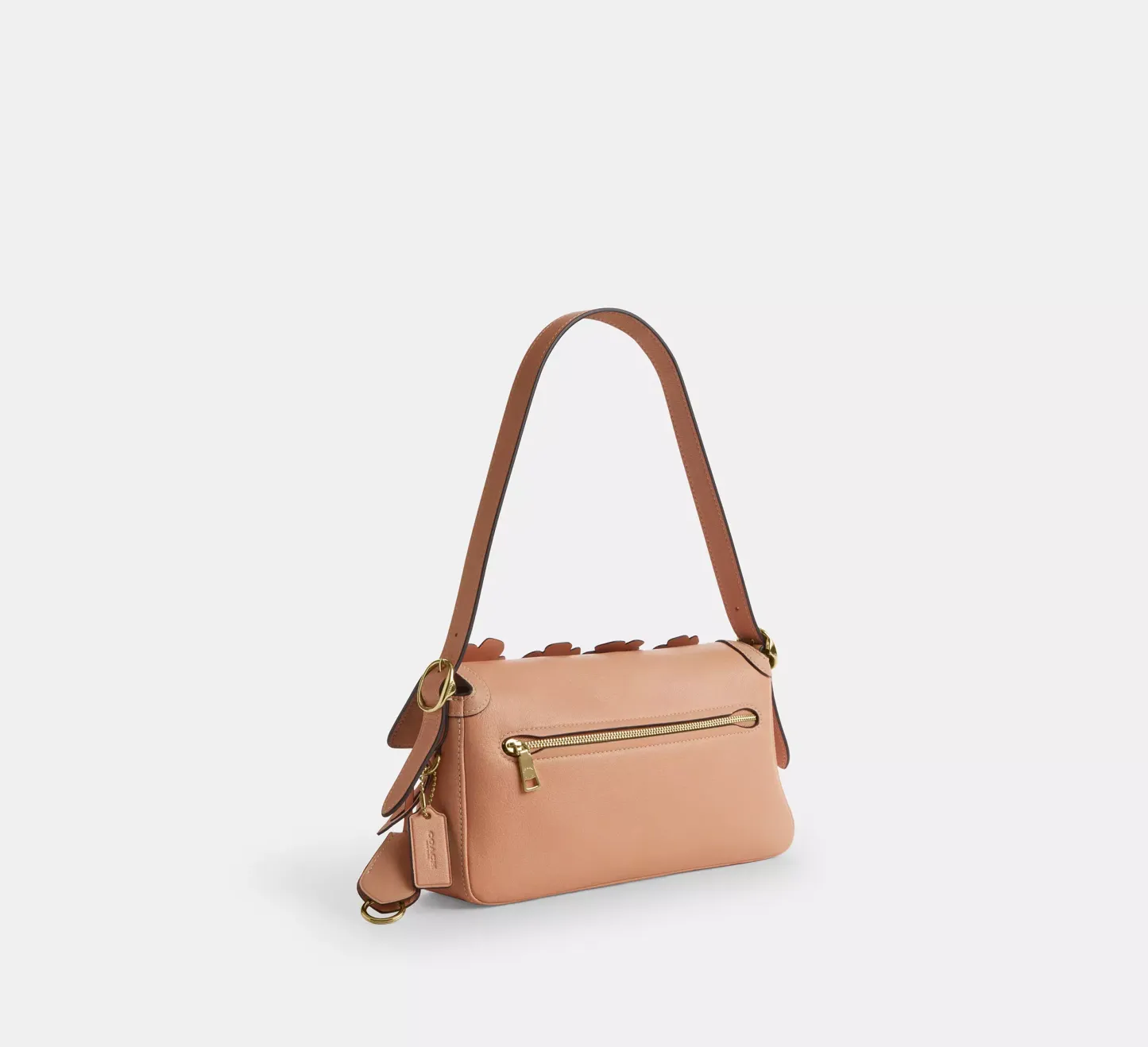 Etta Small Flap Shoulder Bag With Floral Applique