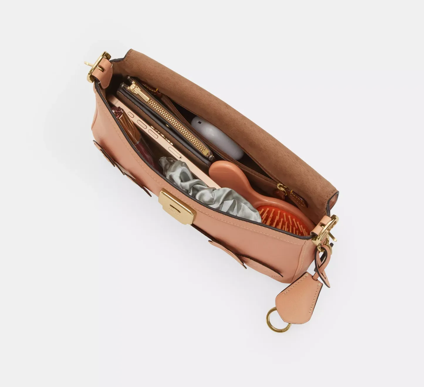 Etta Small Flap Shoulder Bag With Floral Applique
