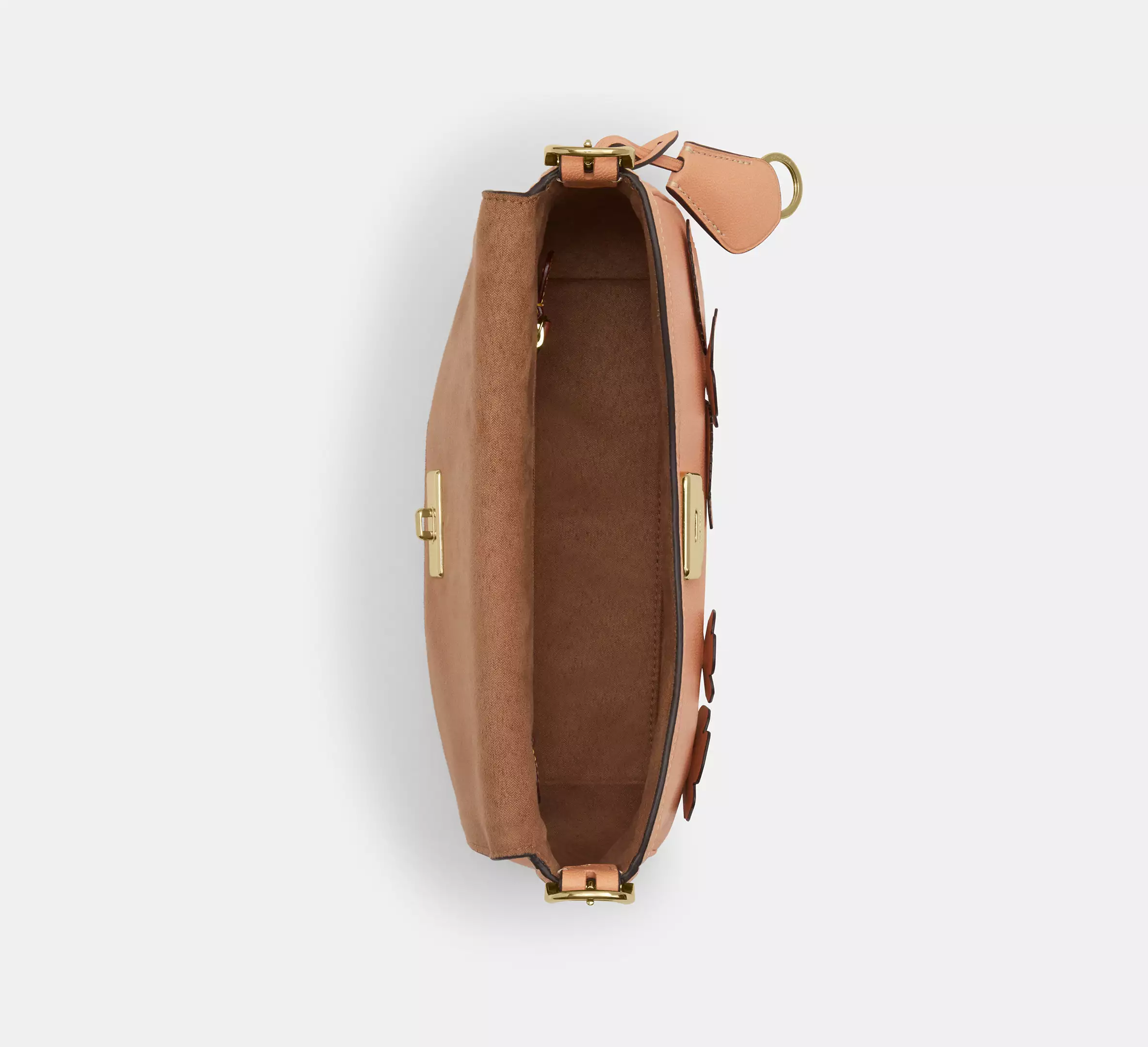 Etta Small Flap Shoulder Bag With Floral Applique