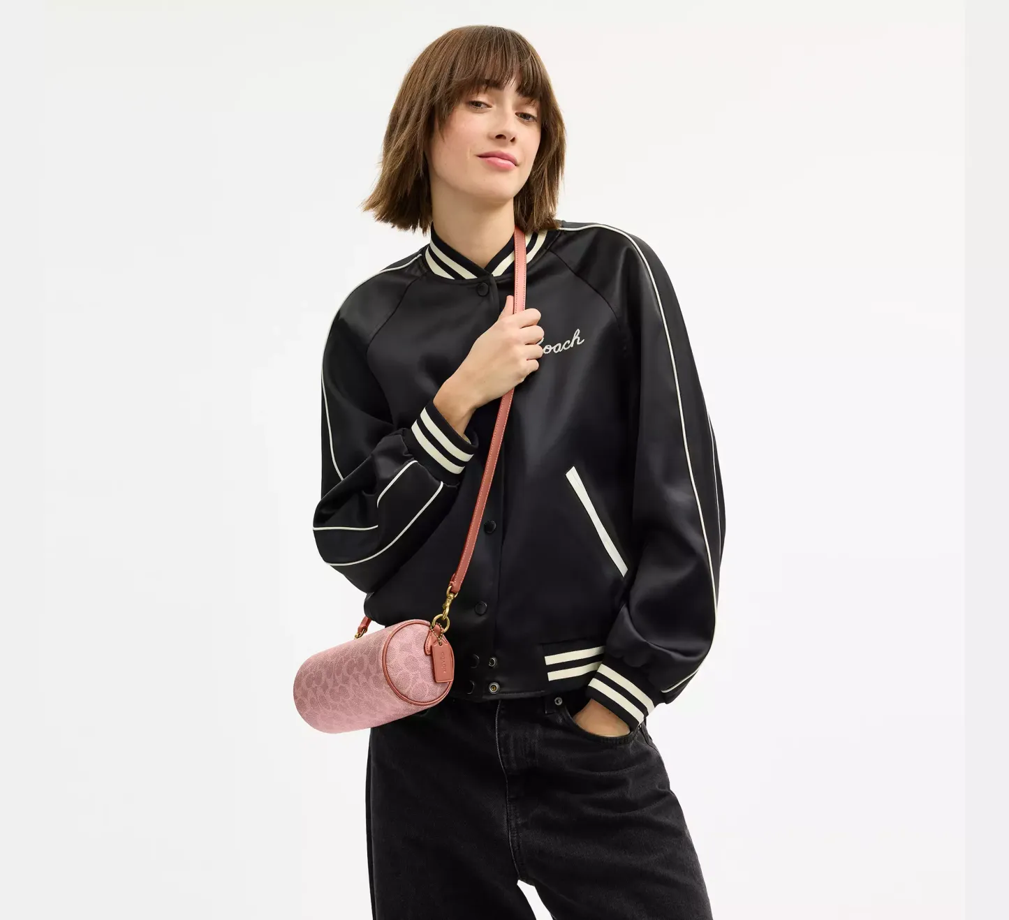 Barrel Bag In Signature Canvas