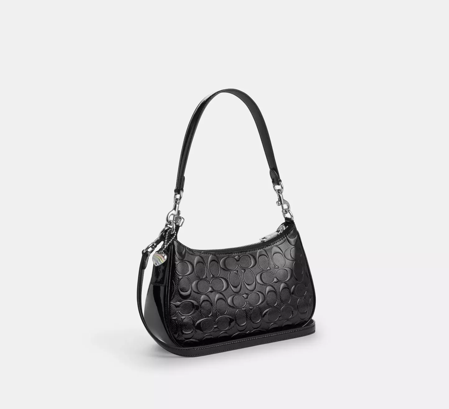 Teri Shoulder Bag In Signature Leather With Heart Charm
