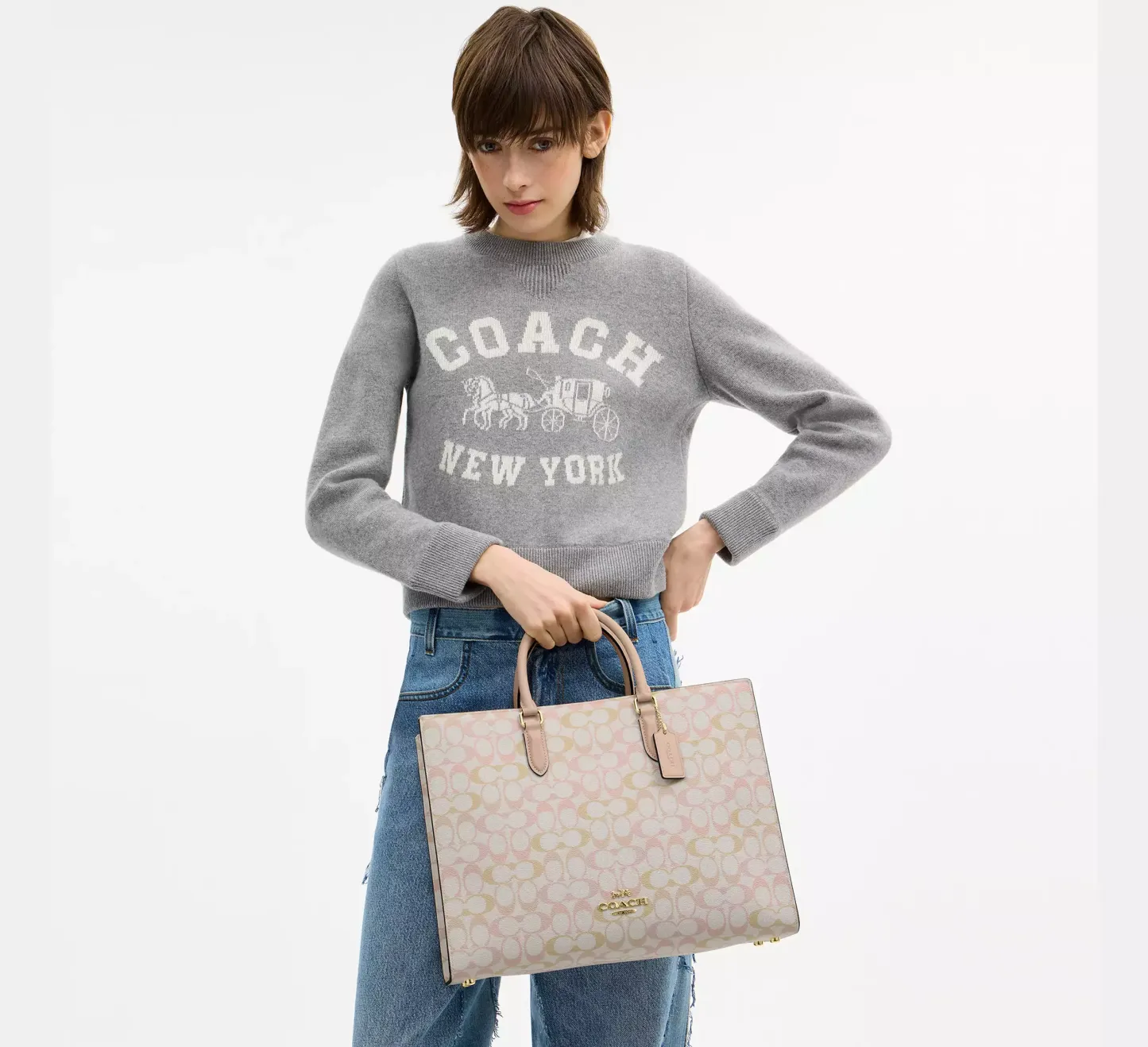 Maggie Tote Bag In Signature Canvas