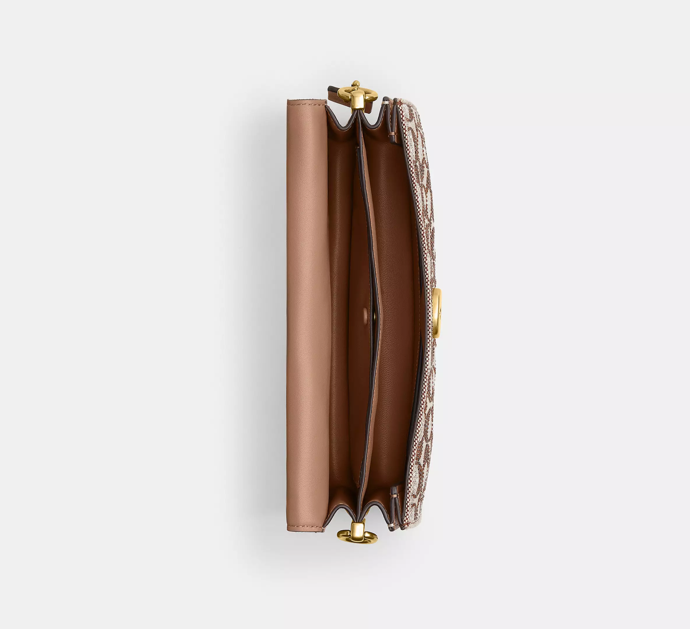 Tabby Shoulder Bag 26 In Crystal Signature Jacquard