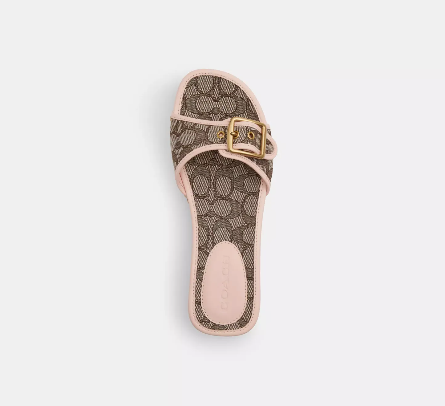 Margot Wooden Sandal In Signature Jacquard