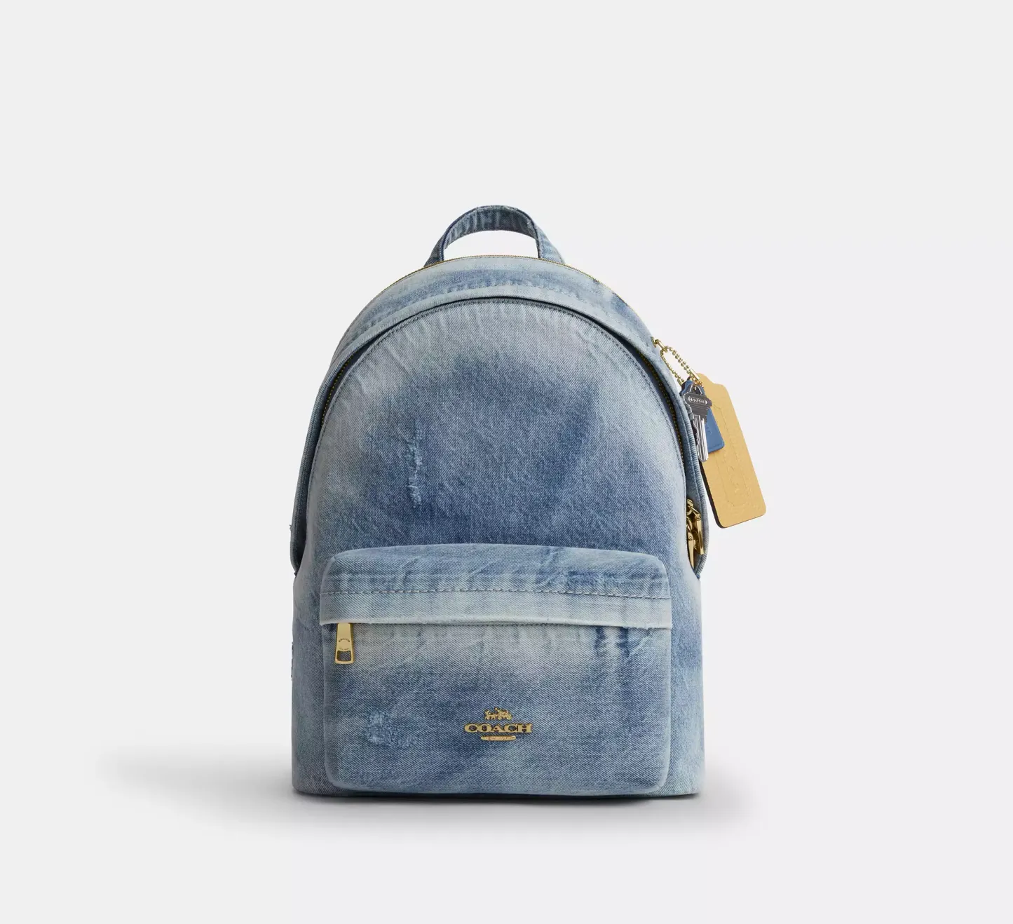 Taylor Small Backpack In Loved Denim