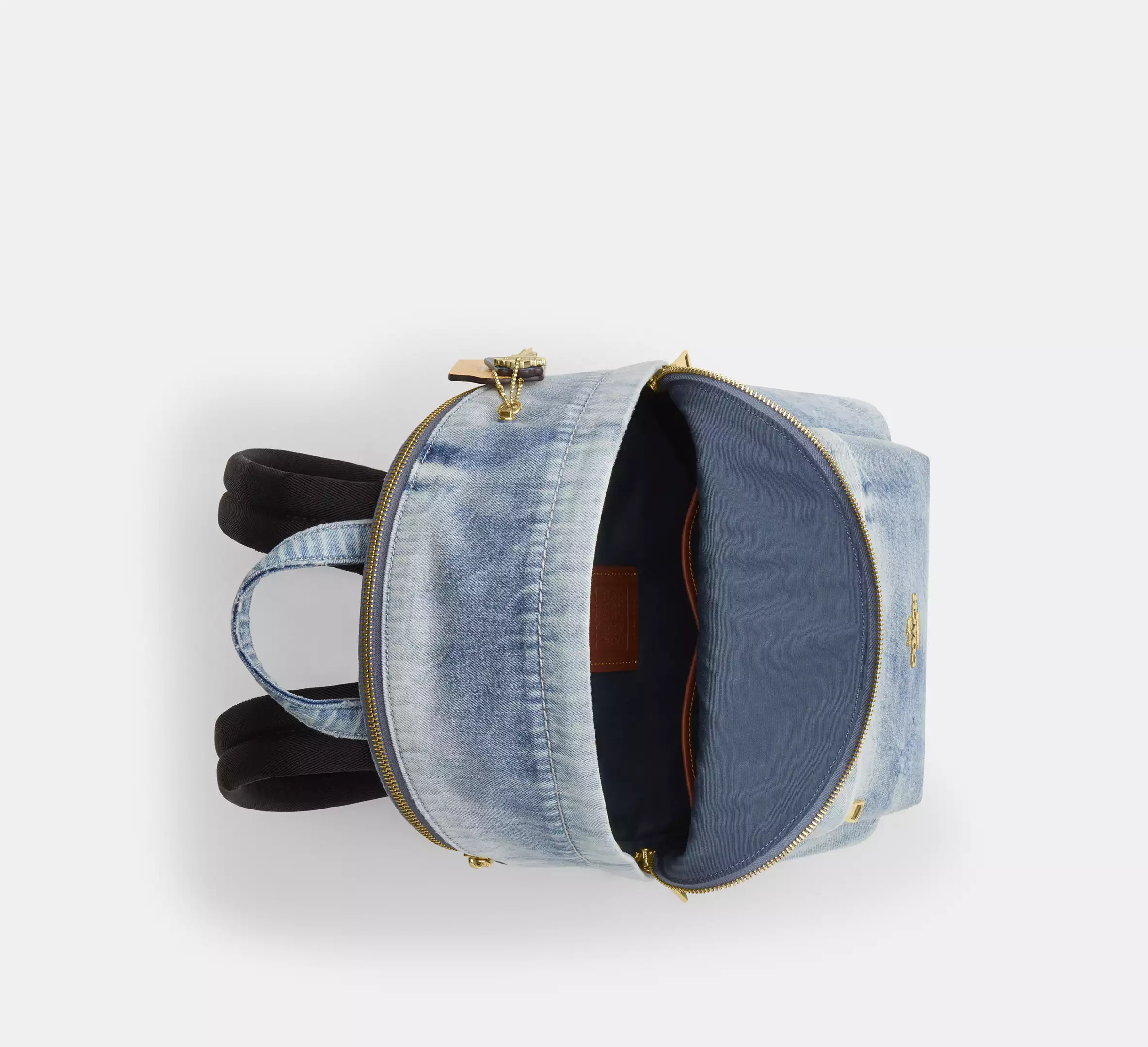 Taylor Small Backpack In Loved Denim