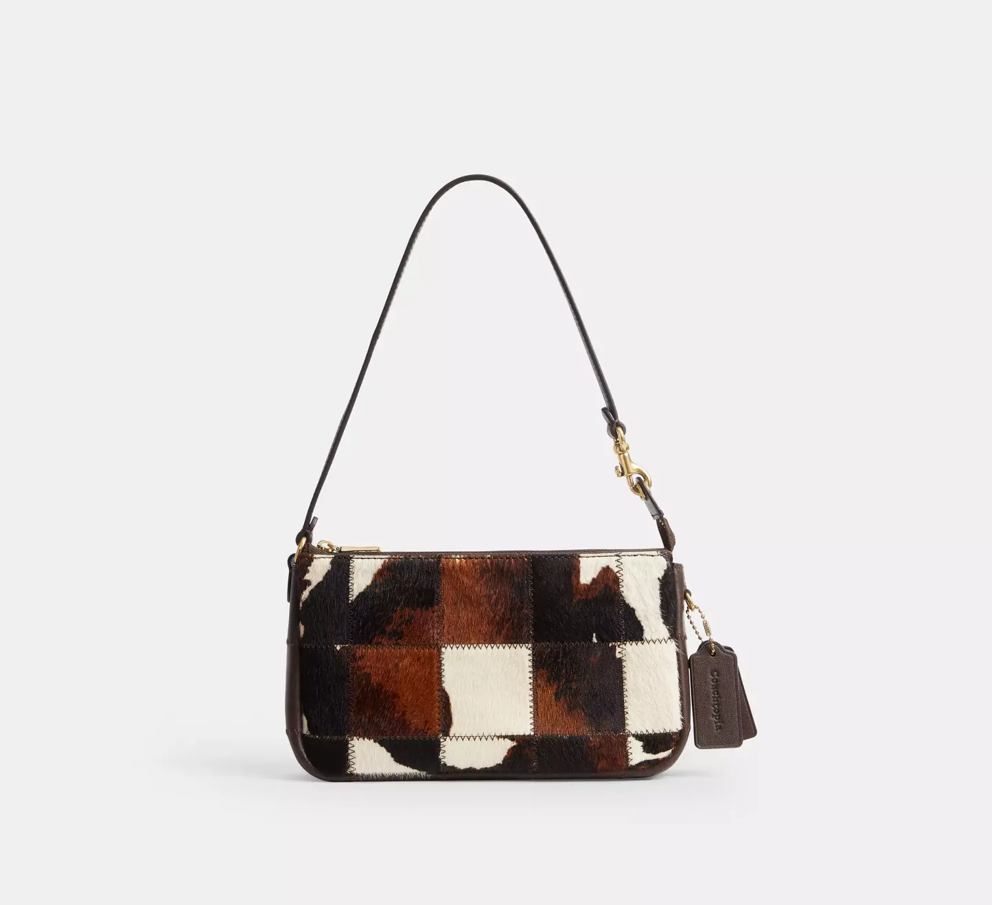 Plaza Bag In Upcrafted Haircalf With Cow Print