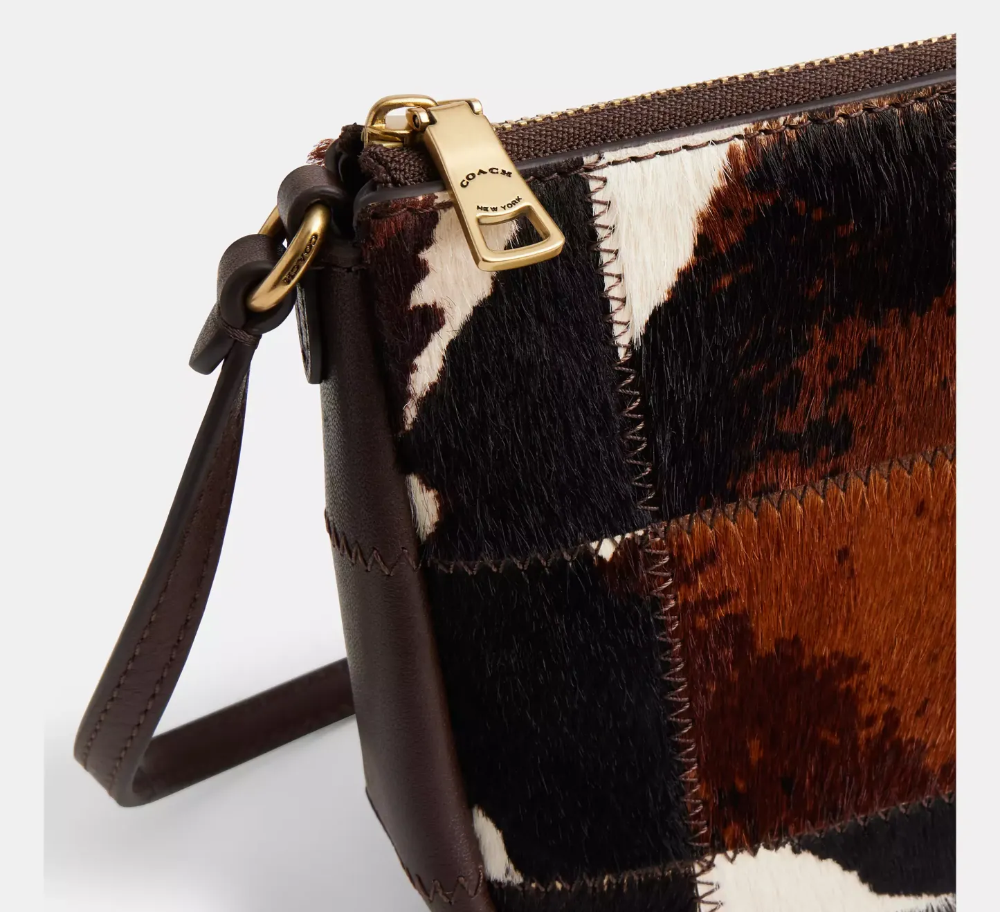 Plaza Bag In Upcrafted Haircalf With Cow Print