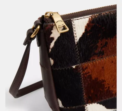 Plaza Bag In Upcrafted Haircalf With Cow Print