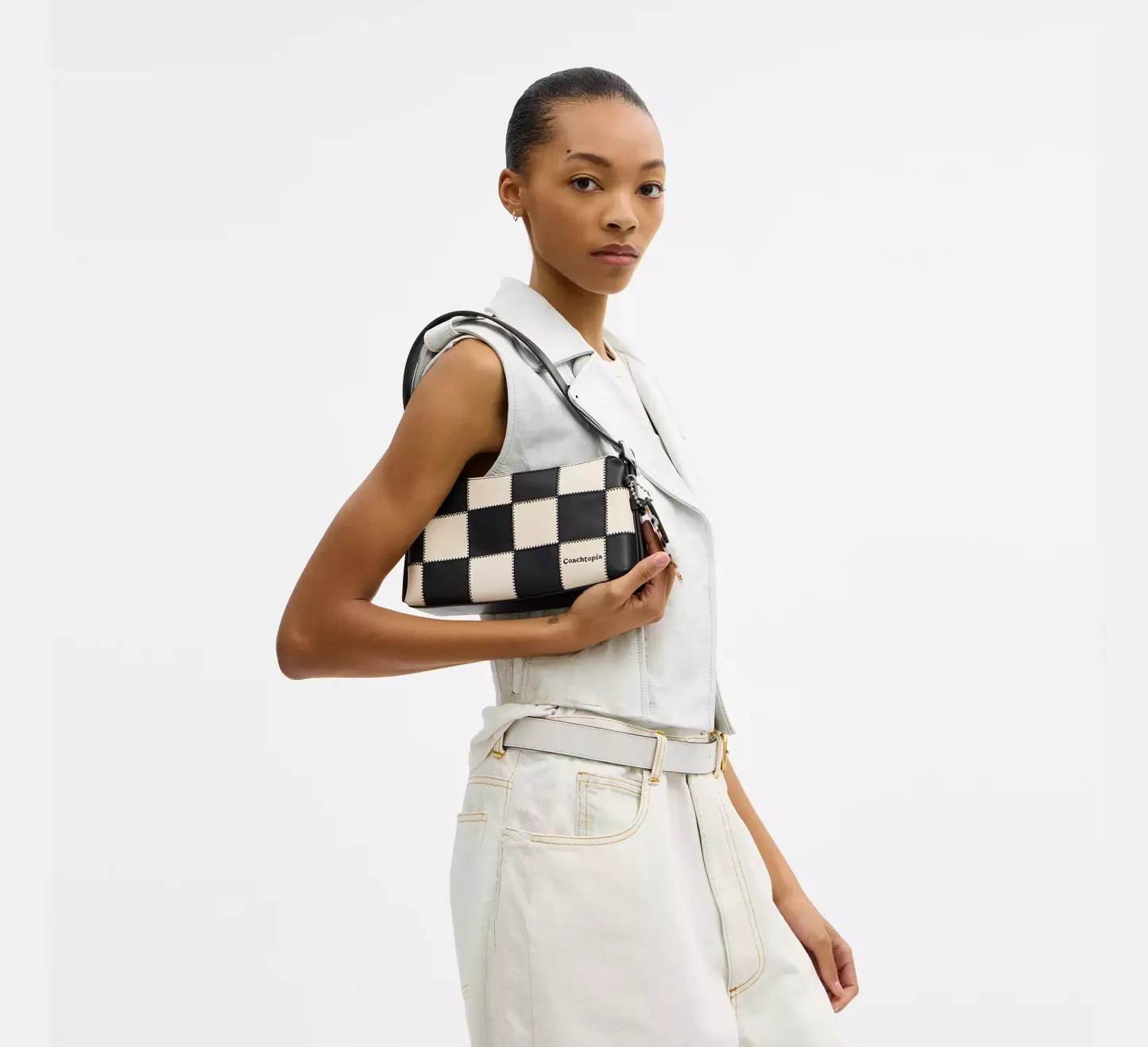 Alter/Ego Small Slouchy Shoulder Bag In Upcrafted Leather