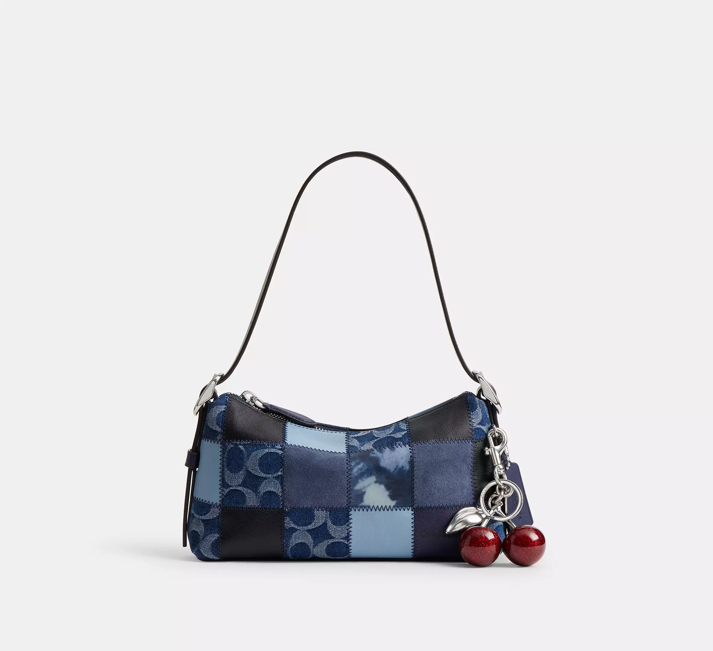 Small Slouchy Shoulder Bag In Upcrafted Patchwork