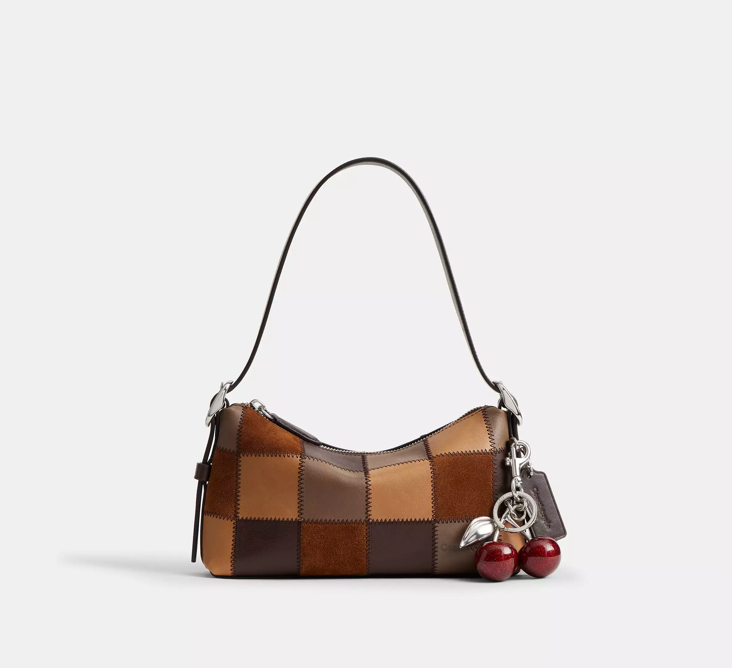 Small Slouchy Shoulder Bag In Upcrafted Patchwork