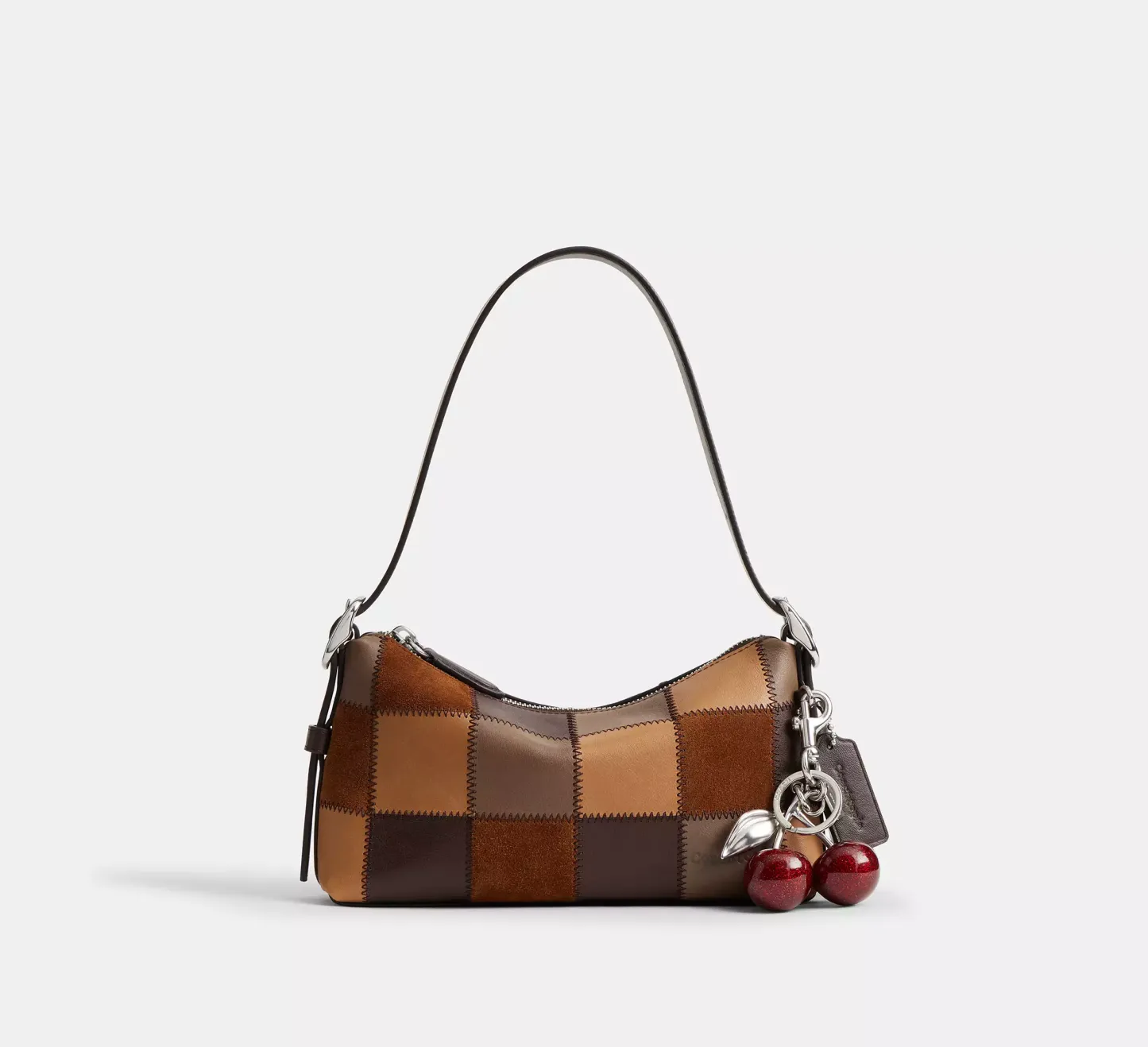 Small Slouchy Shoulder Bag In Upcrafted Patchwork