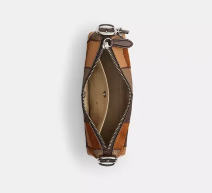 Small Slouchy Shoulder Bag In Upcrafted Patchwork