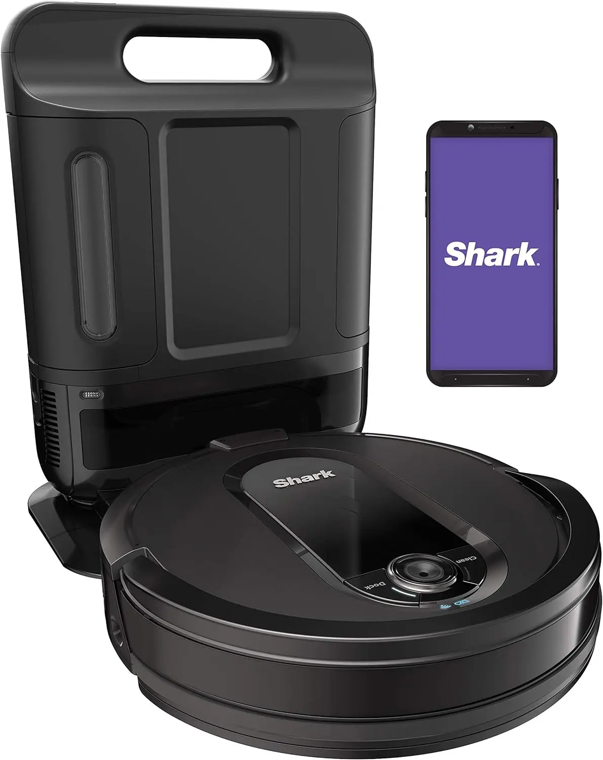 Shark Robot Vacuum IQ  AV1002AE with XL Self-Empty Base, Self-Cleaning Brushroll, Advanced Navigation, Wi-Fi, Compatible with Alexa, 2nd Generation-Shark Robot Vacuum