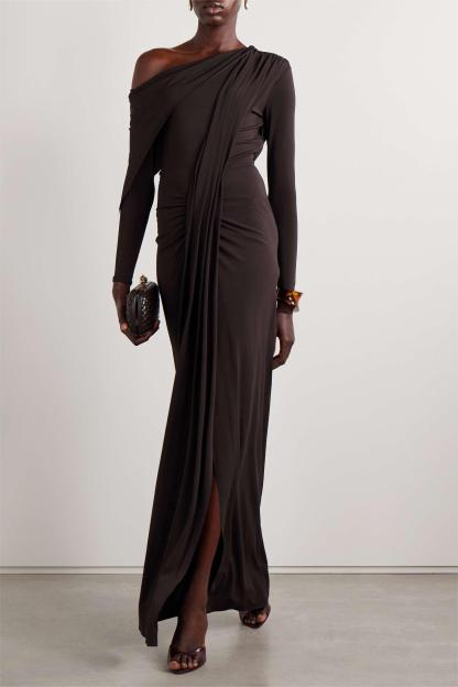 【FETICO】JERSEY OFF SHOULDER DRESS FETICO】 JERSEY OFF SHOULDER DRESS / FETICO × THE CAMBRIDGE