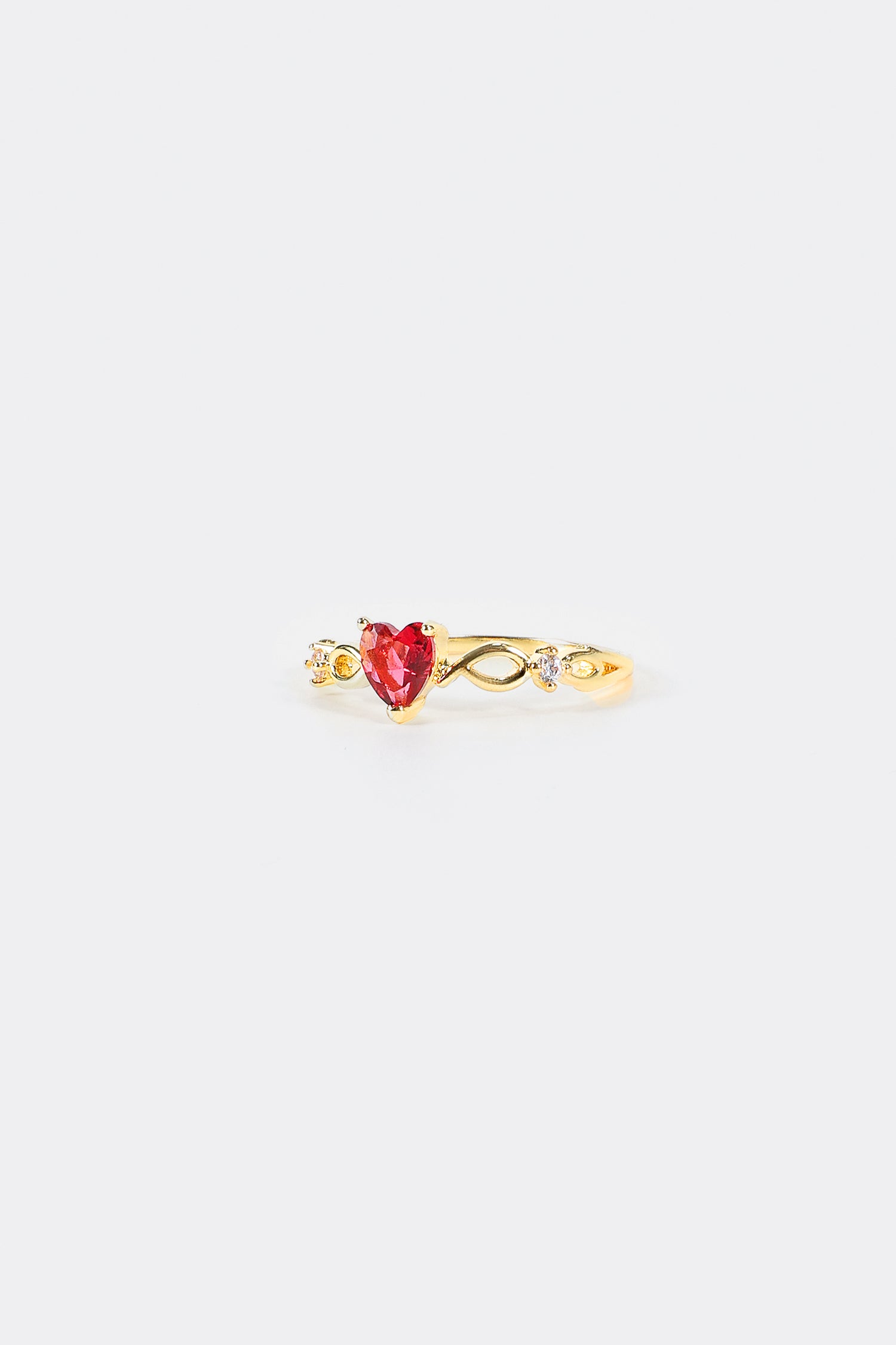 Heart Rhinestone Ring