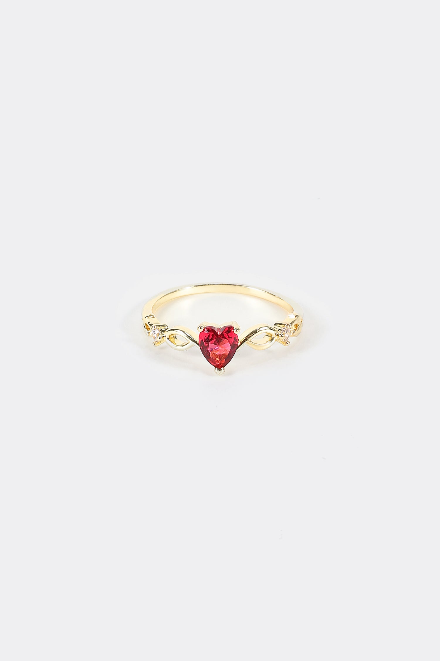 Heart Rhinestone Ring