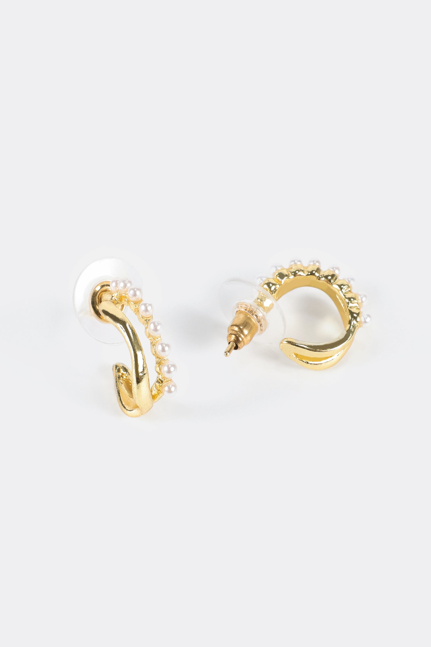 Faux Pearl Stud Earrings