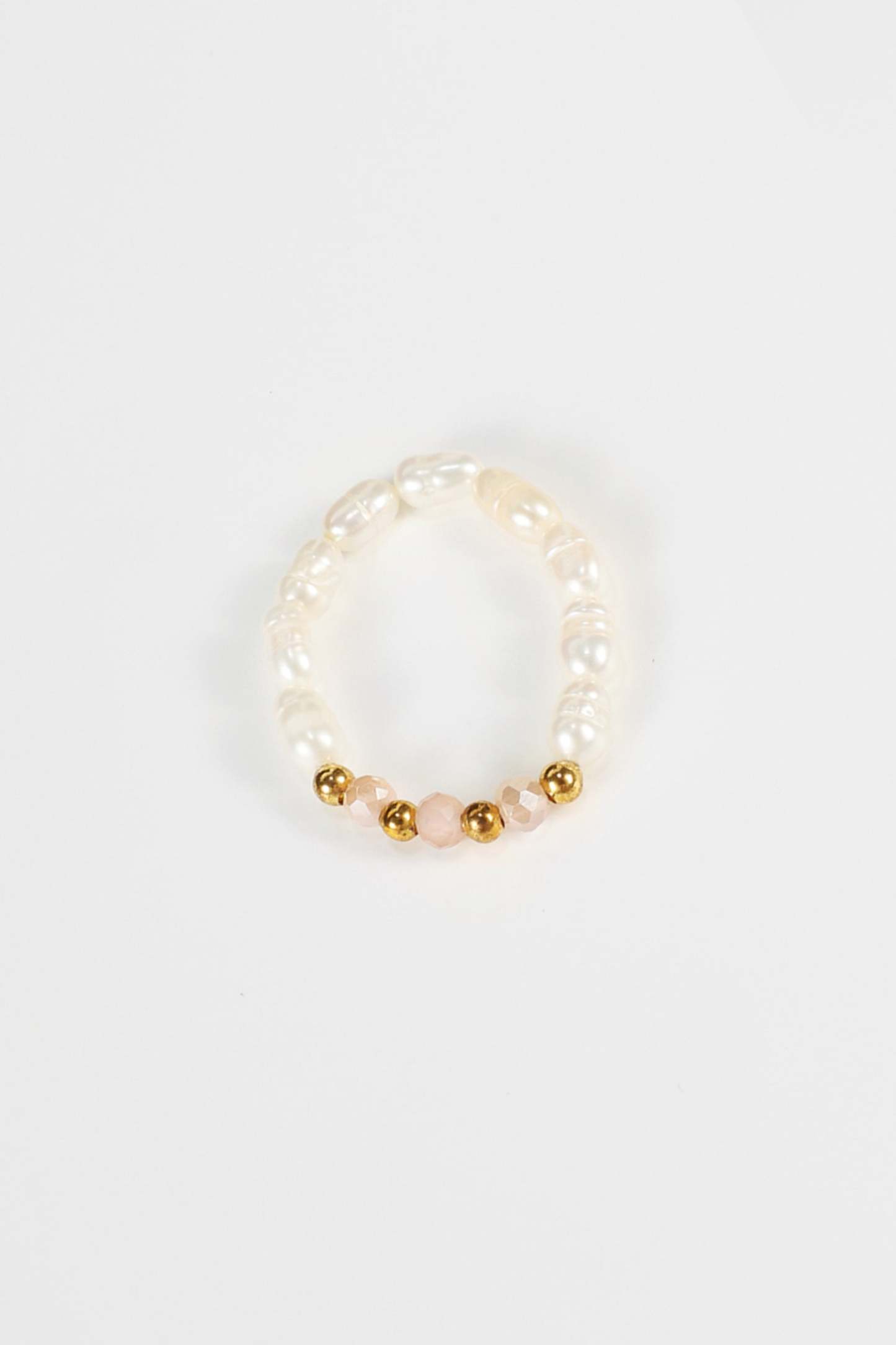 Faux Pearl Beaded Rings