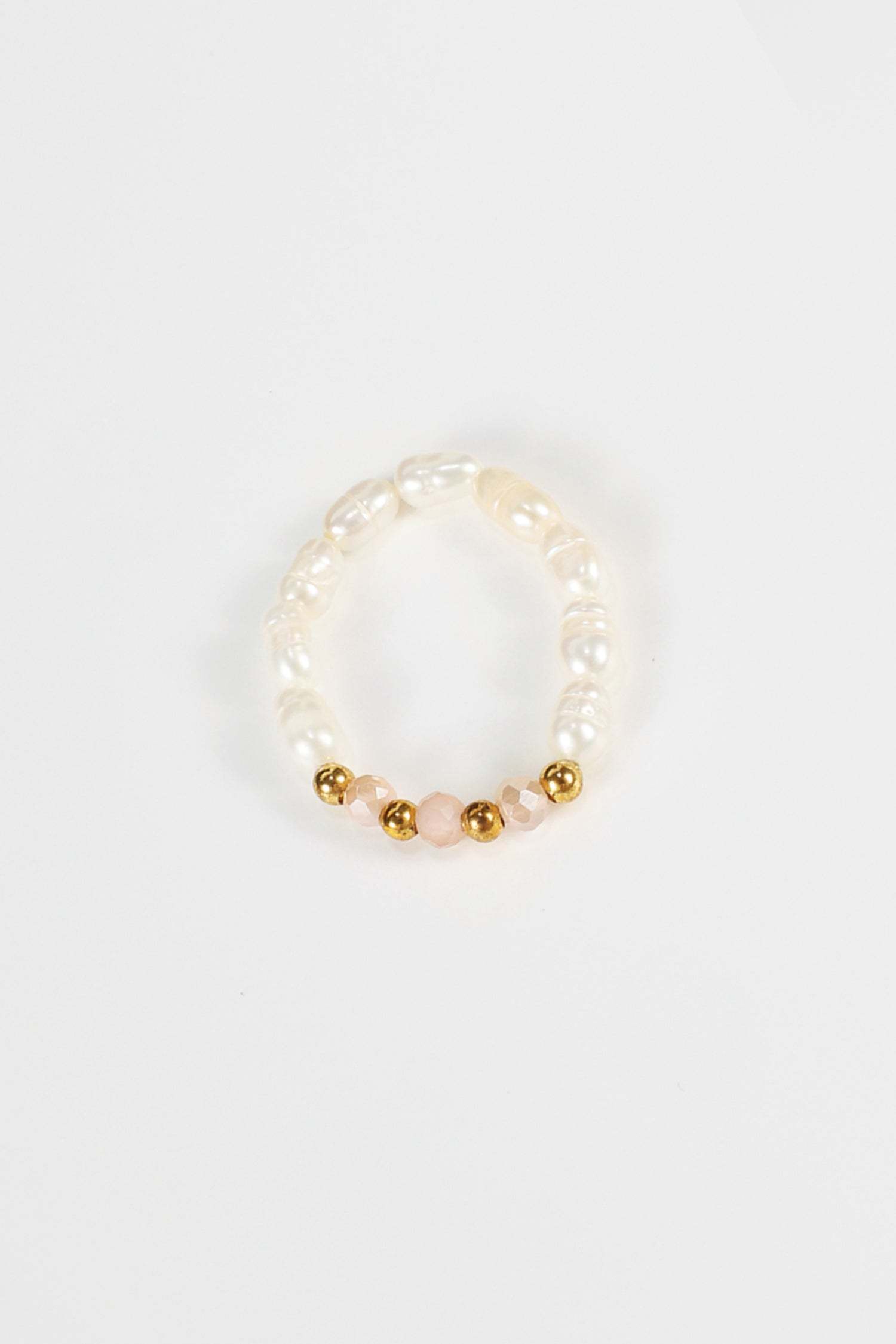 Faux Pearl Beaded Rings