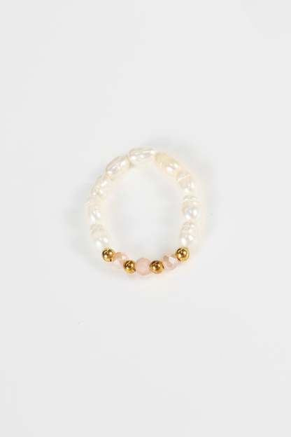 Faux Pearl Beaded Rings