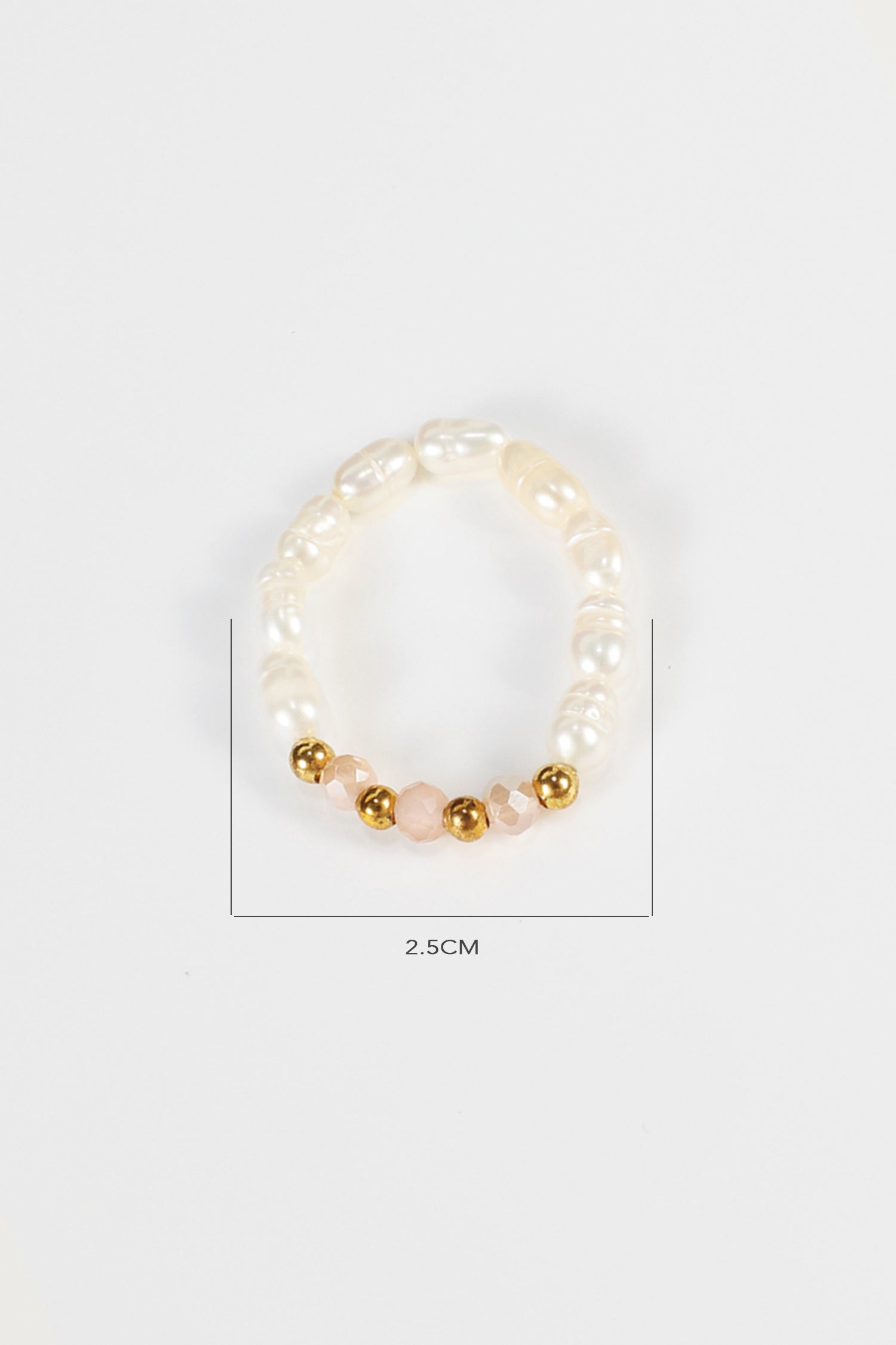 Faux Pearl Beaded Rings