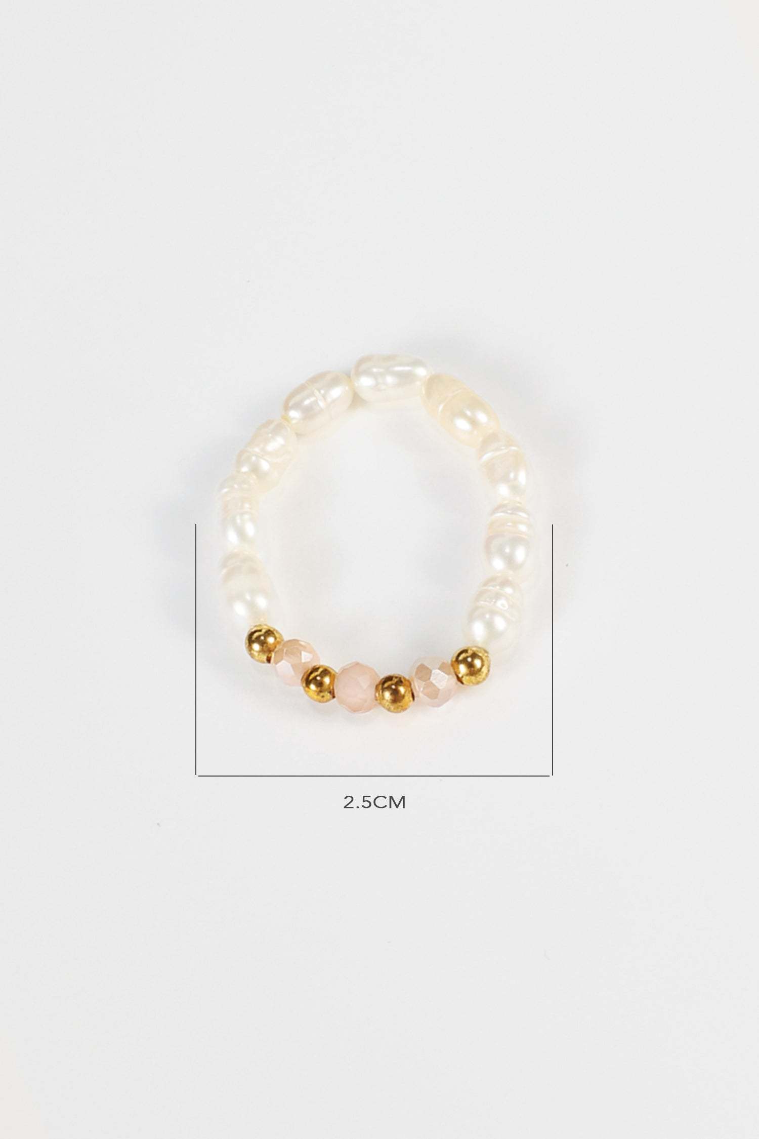 Faux Pearl Beaded Rings