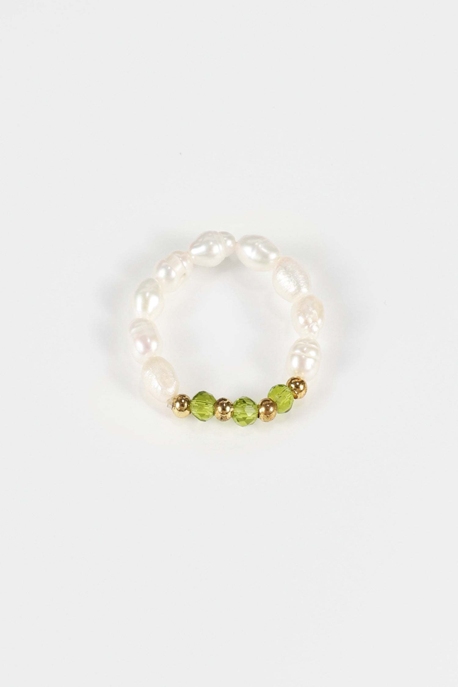 Faux Pearl Beaded Rings