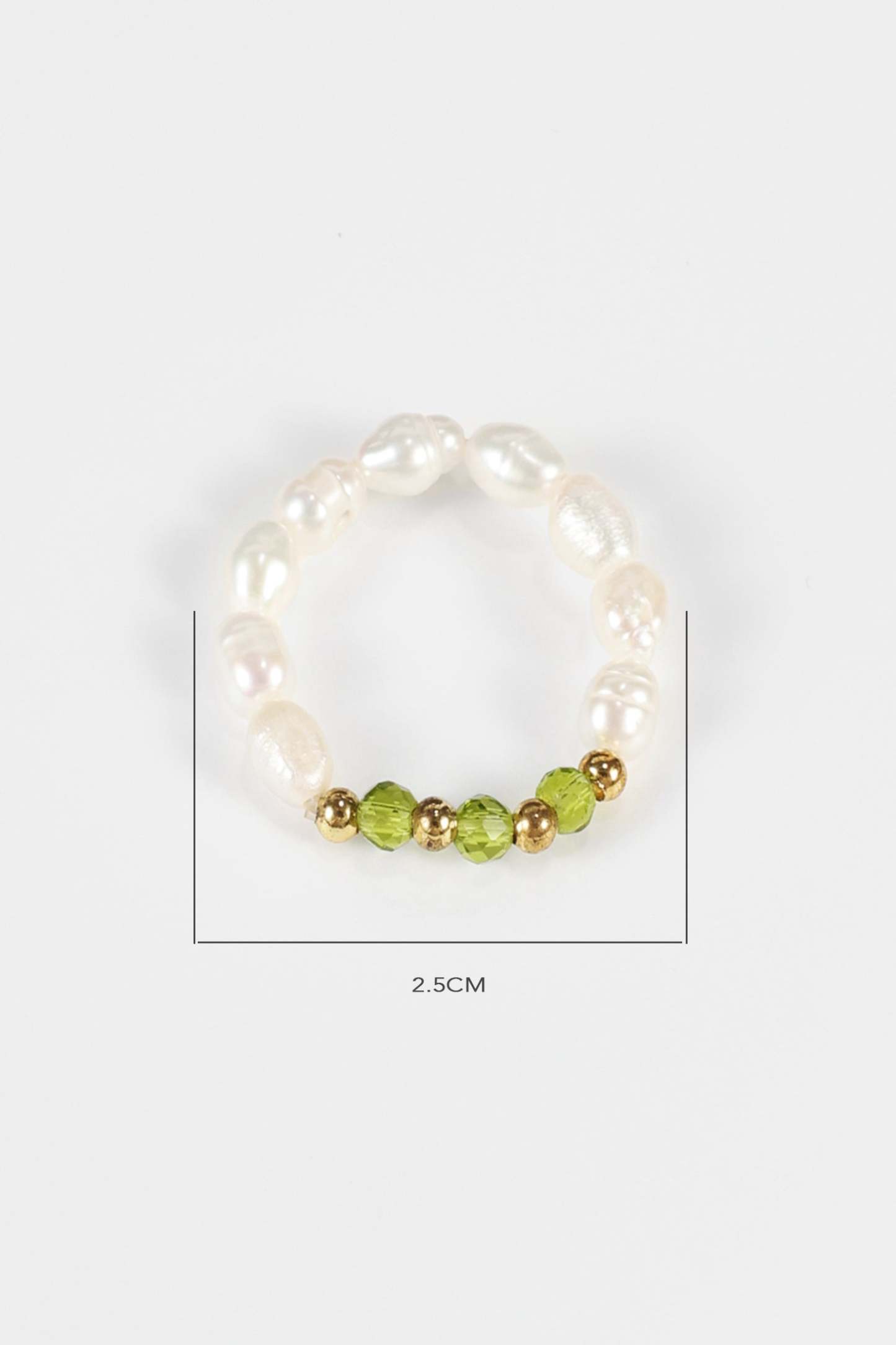 Faux Pearl Beaded Rings