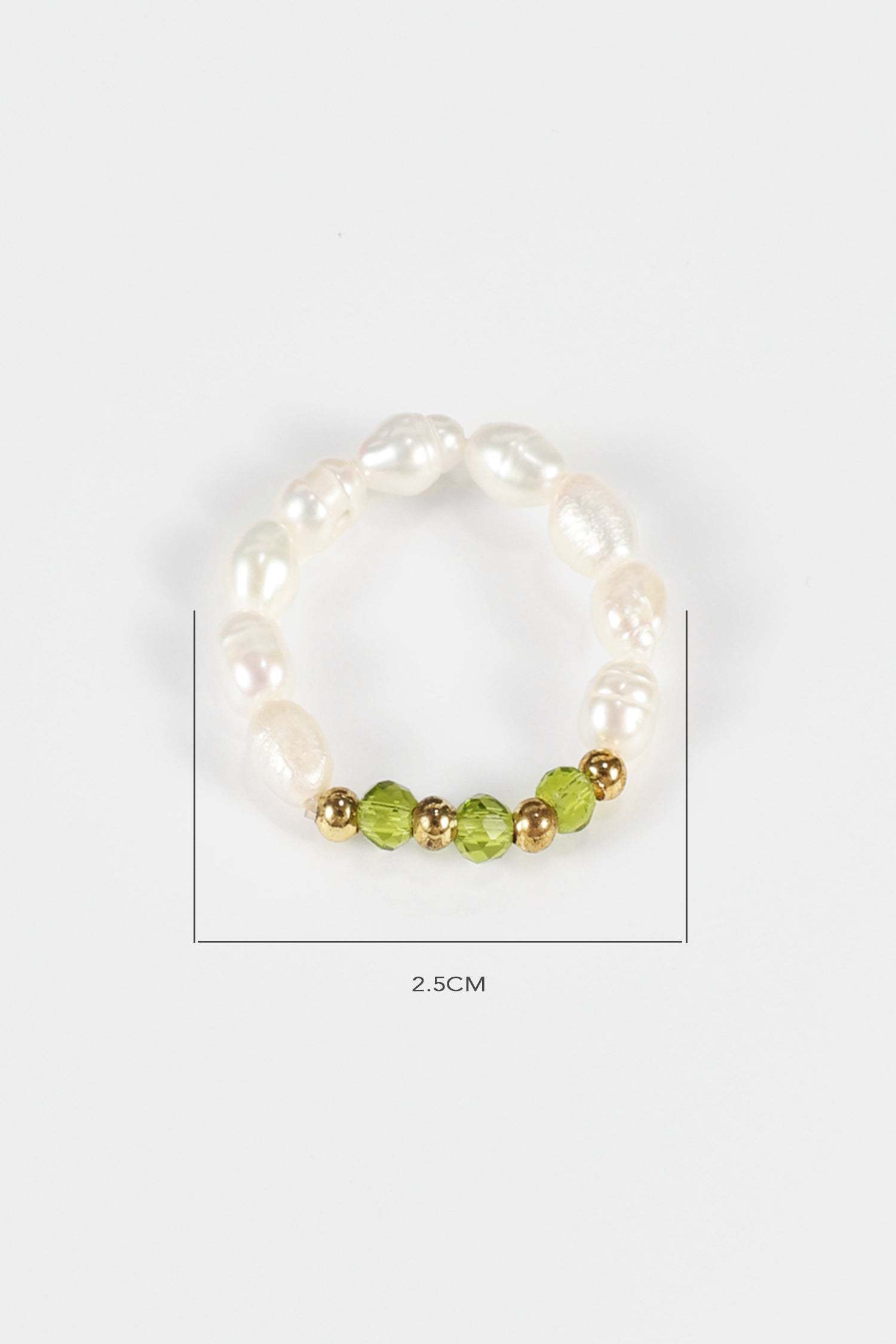 Faux Pearl Beaded Rings