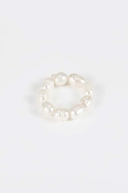 Faux Pearl Beaded Rings