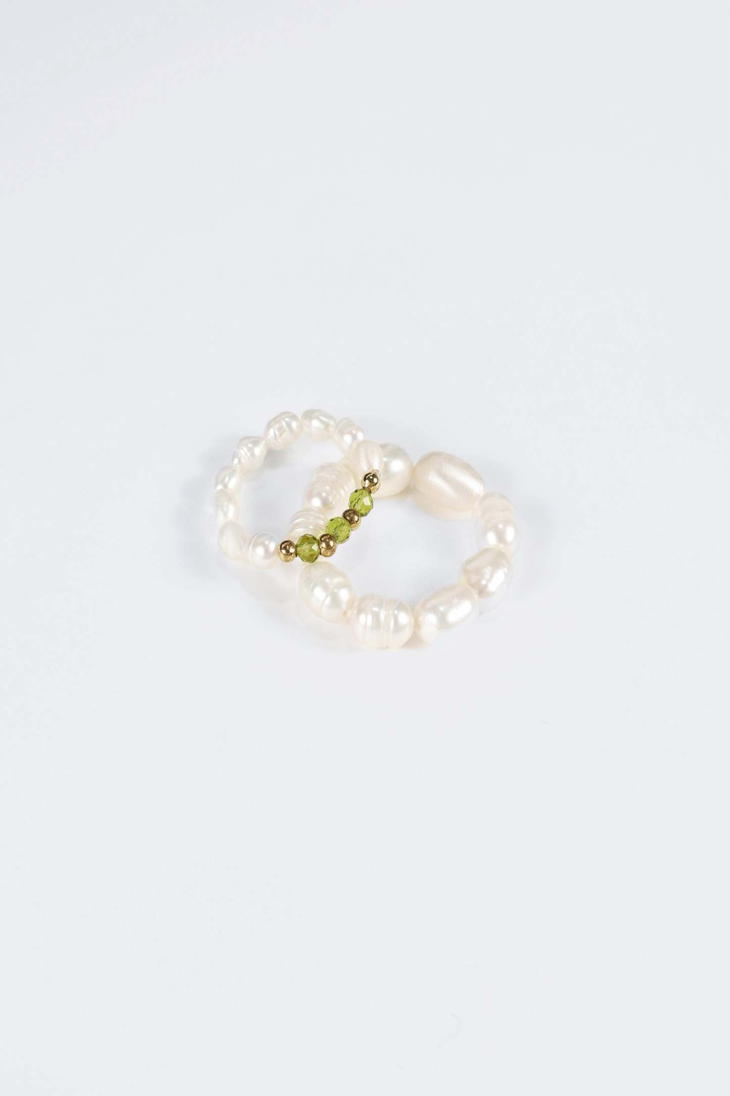 Faux Pearl Beaded Rings