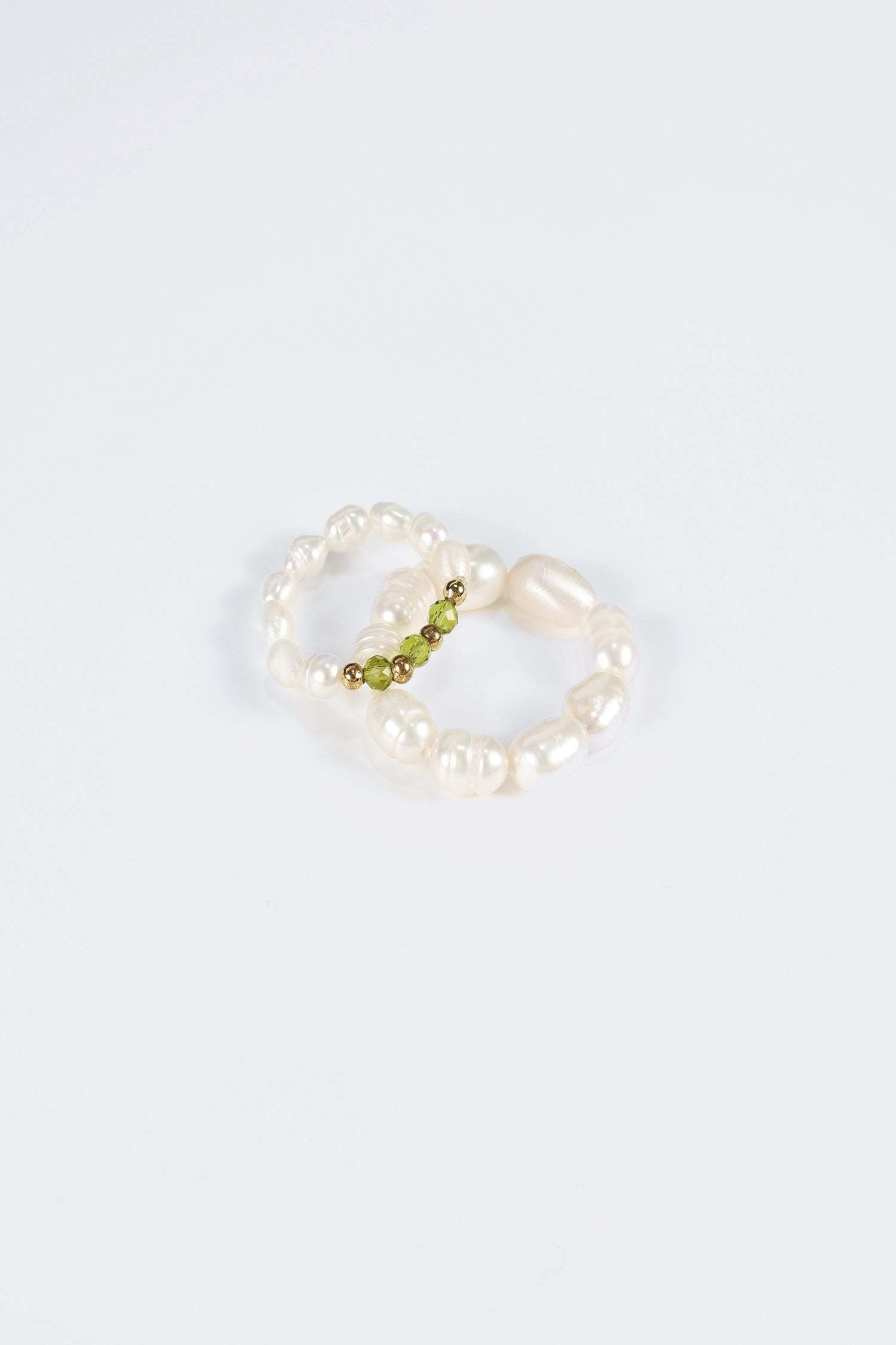 Faux Pearl Beaded Rings