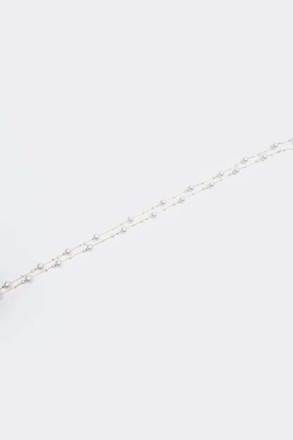 Faux Pearl Long Necklace