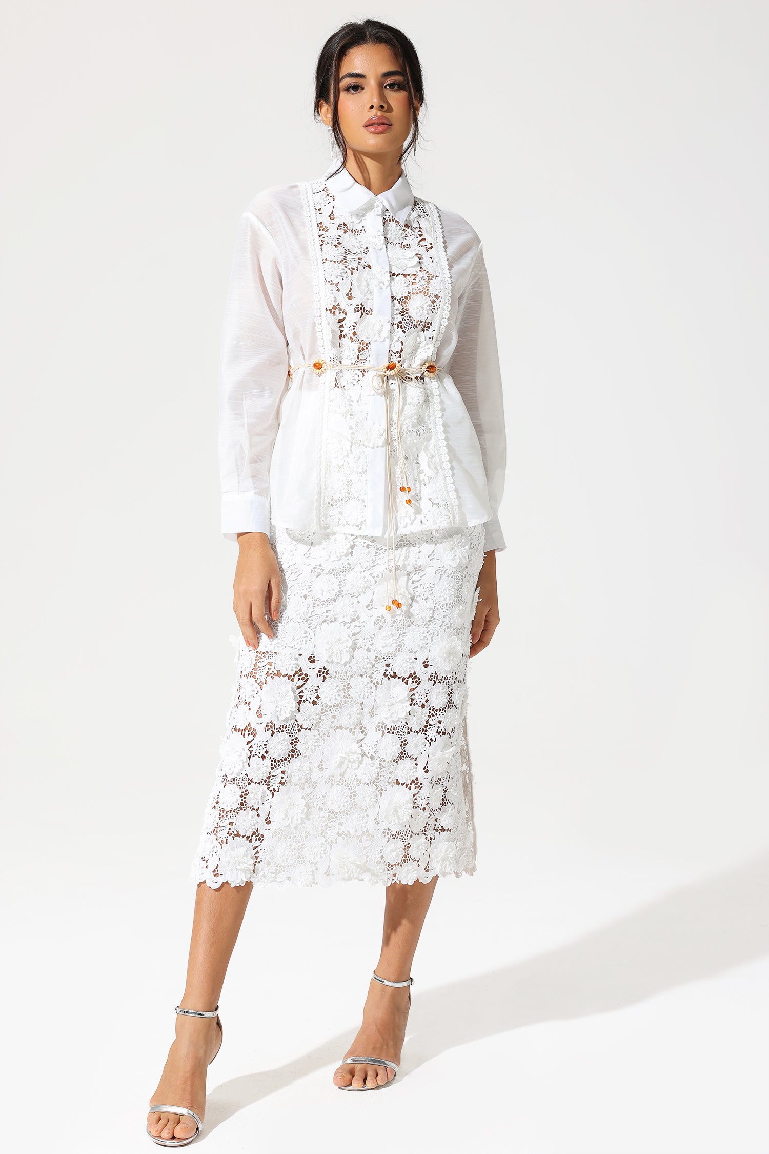 【suzen】Dinto Shirt Lace Dress A12B9458-3447-4C86-B9CD-