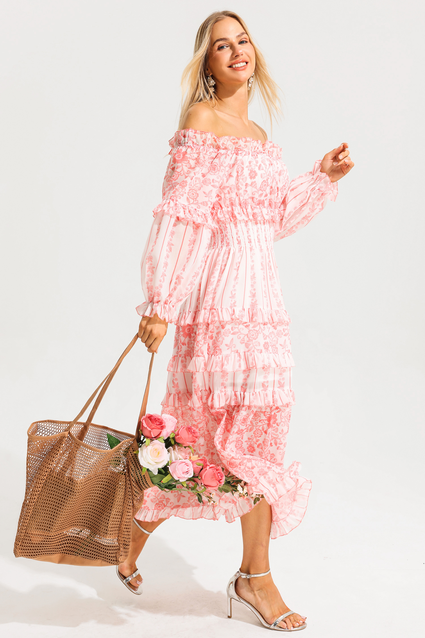 Mesh Beach Shoulder Clutch