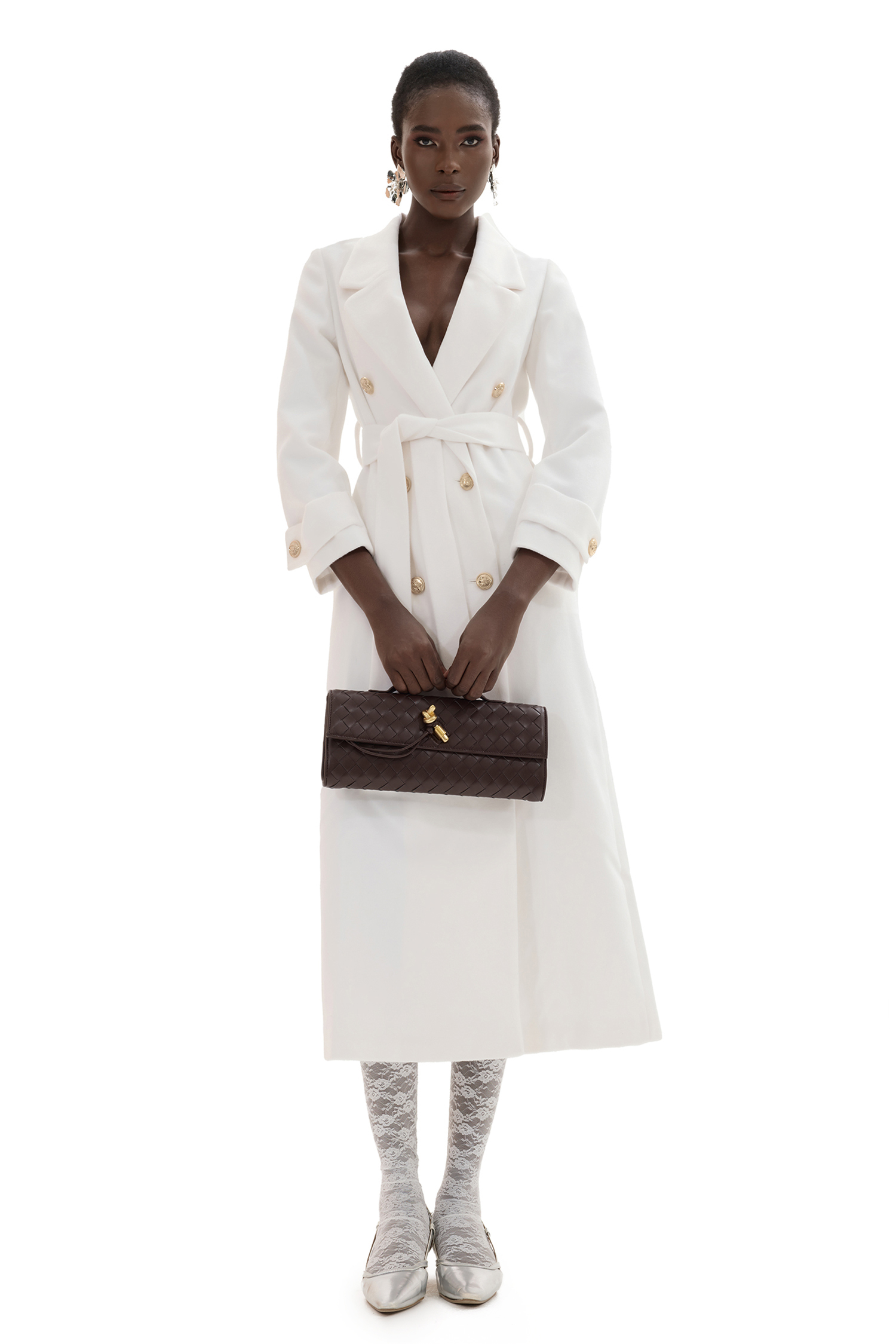 Solid Faux Leather Tote Clutches Bag