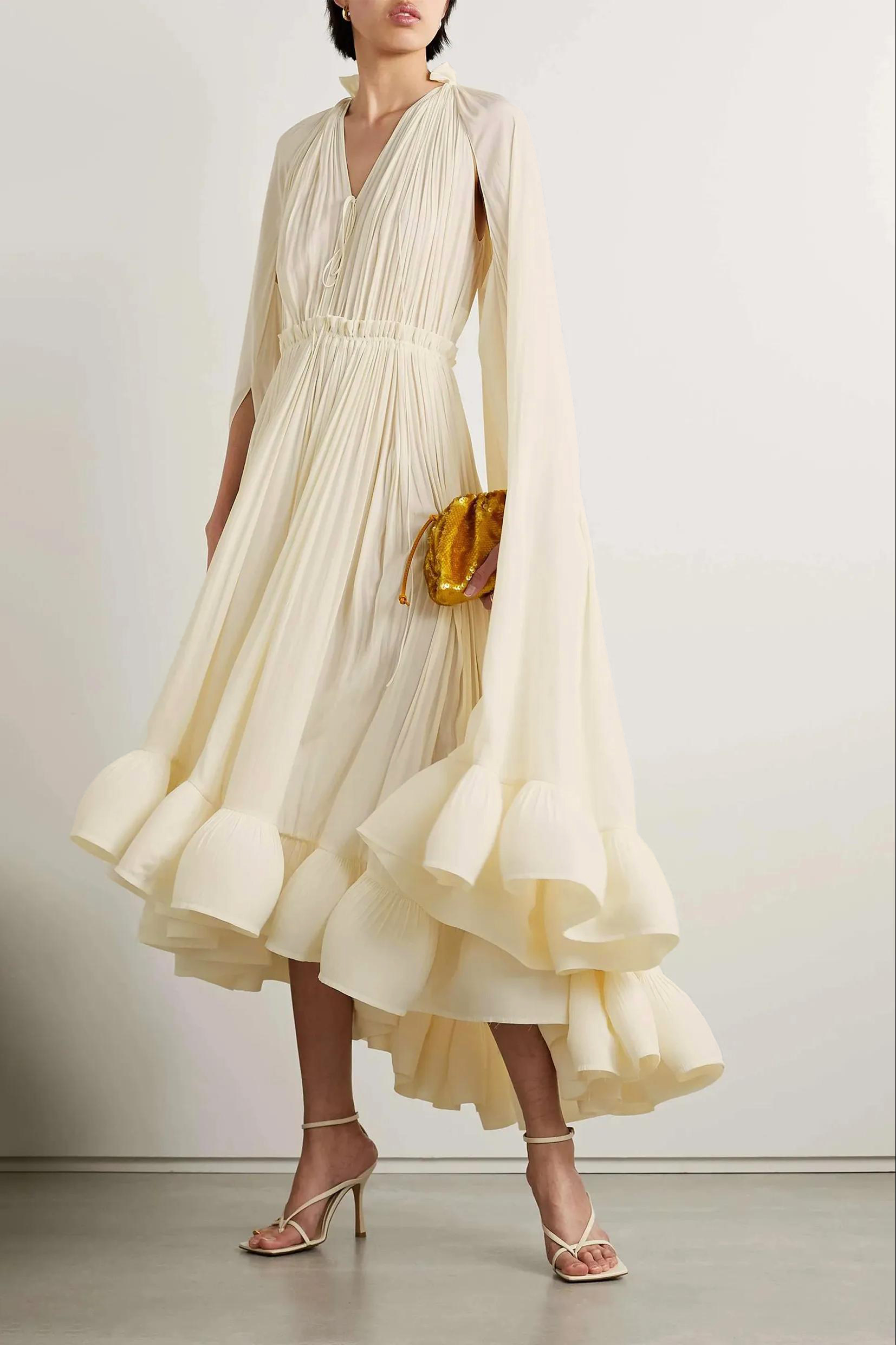 ワンピース and mary Nadia check long dress beige ANDMARY】Nadia check long dress
