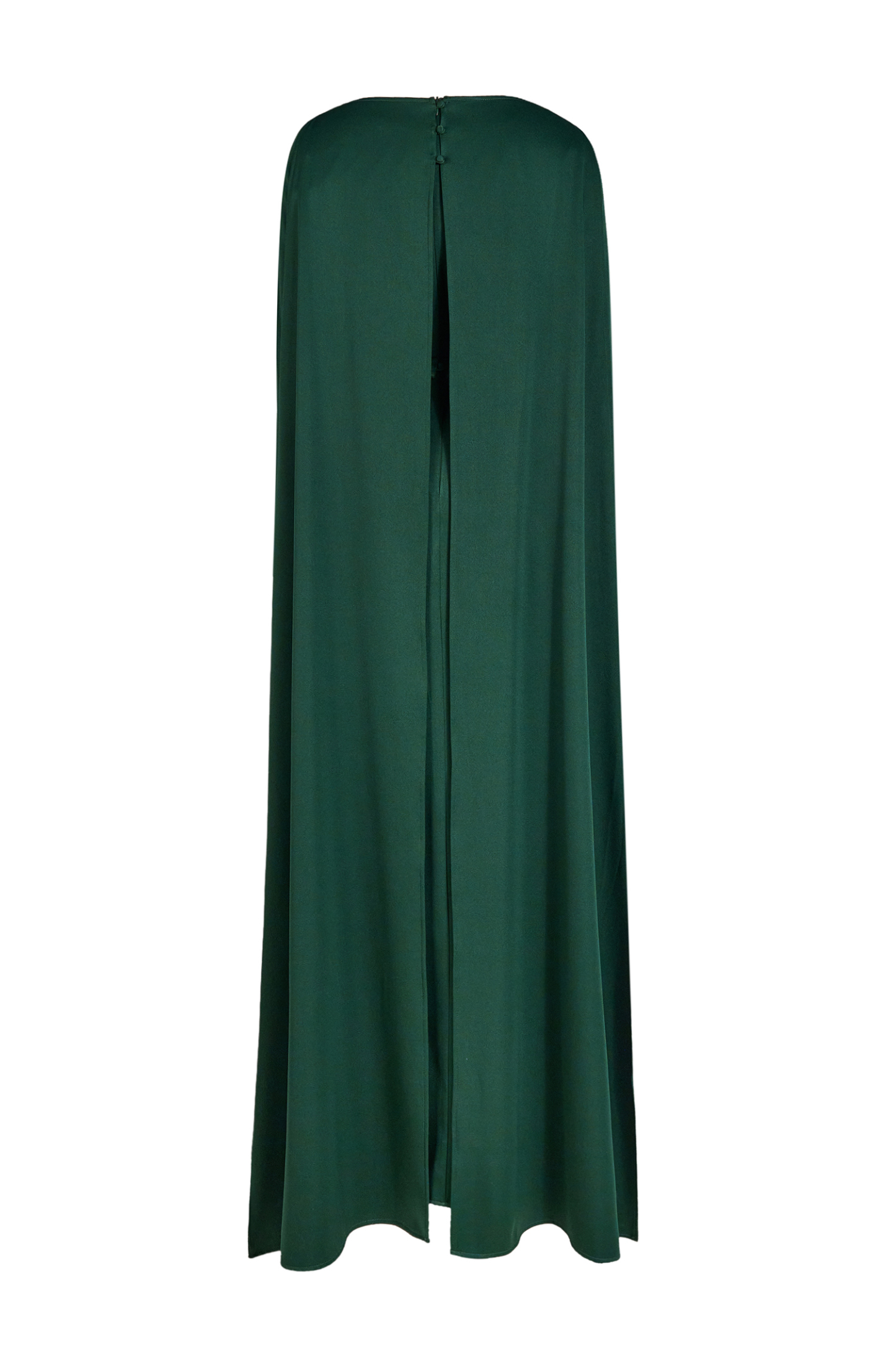 Embroidered Boat Neck Long Sleeve Maxi Dress