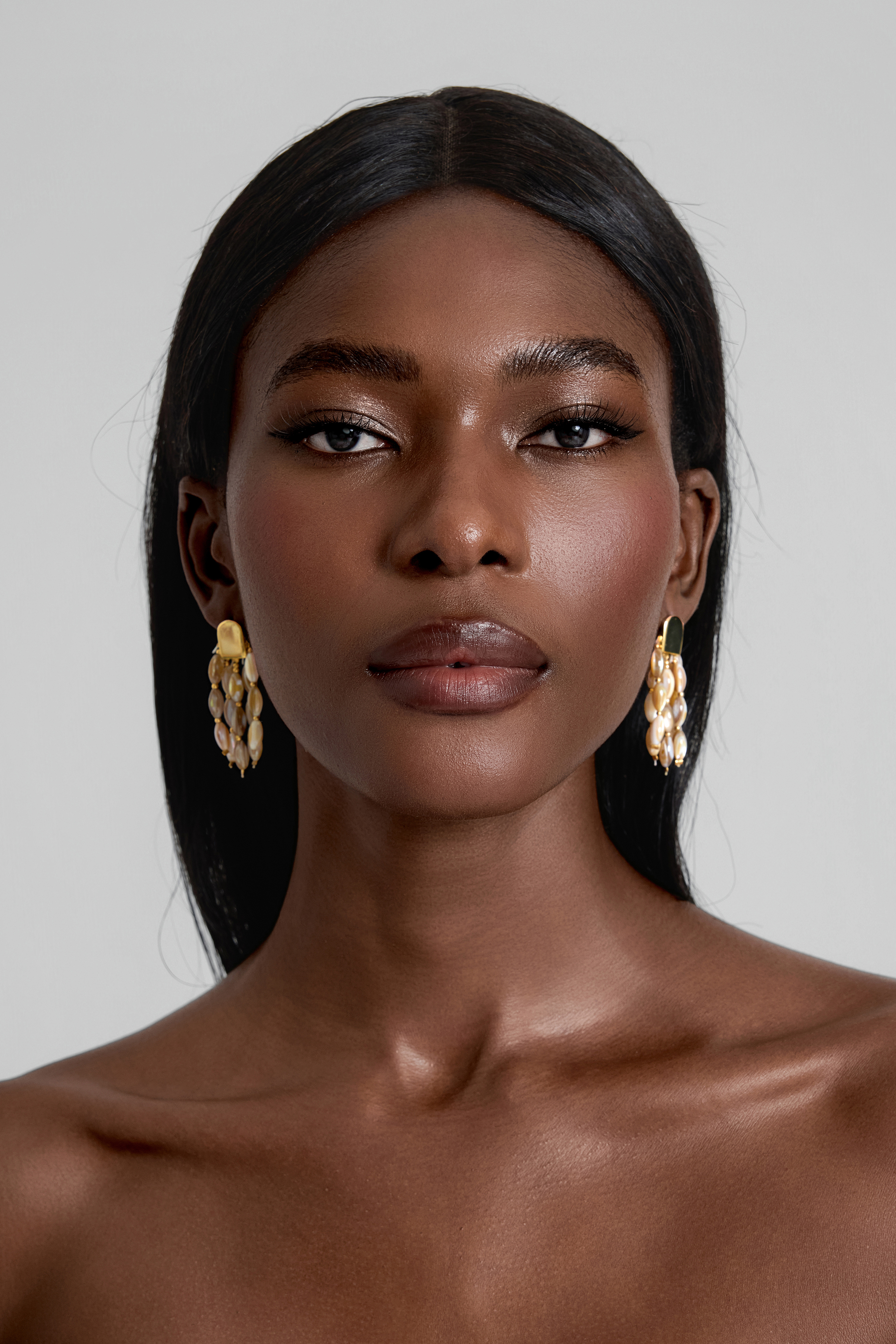 Shell Tassel Beaded Earrings