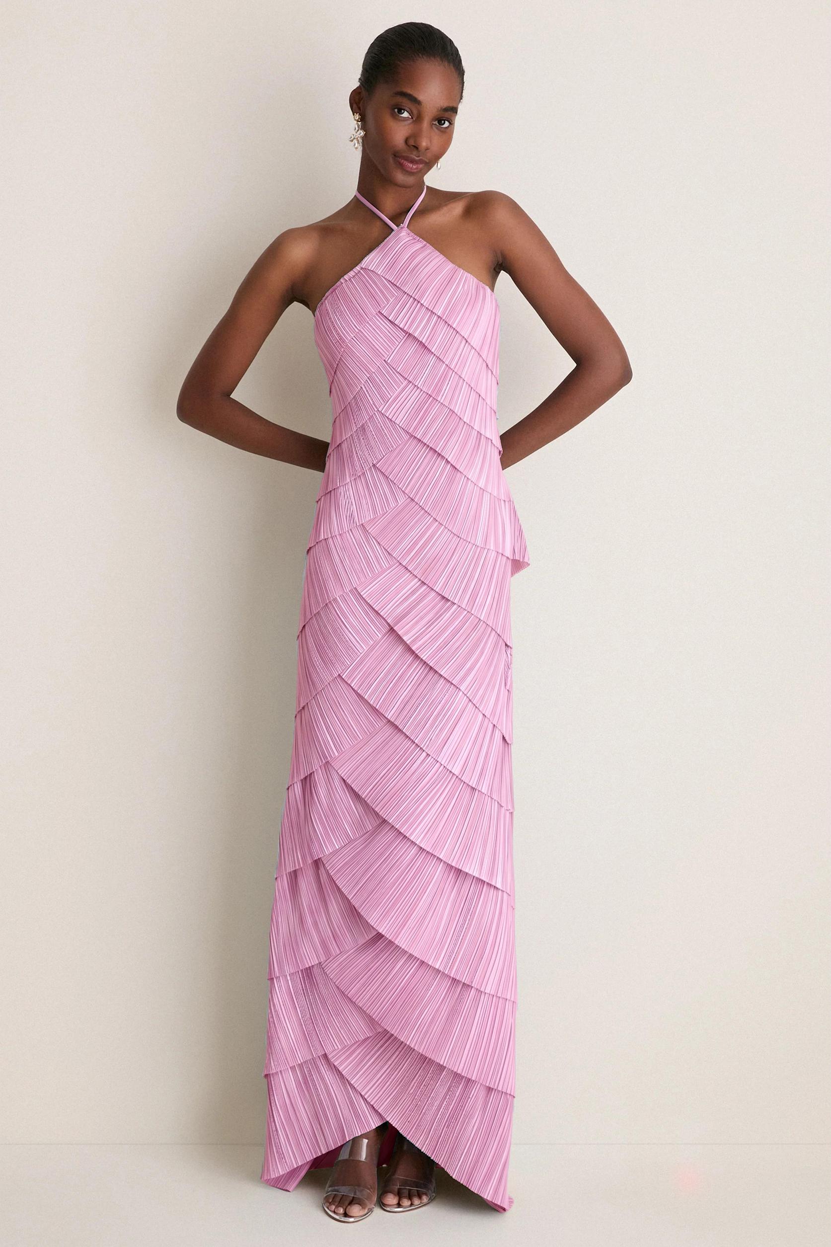 Sleeveless Backless Halter Neck Maxi Dress