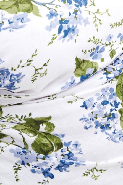 Floral Square Collar Cami Tapered Waist Midi Dress