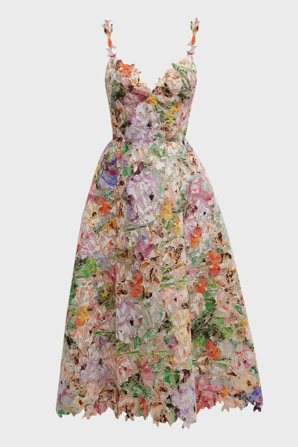m。。。◾︎AMERI FLOWER LACE DRESS Floral Mini Dress with Lace Bodice | Ardene