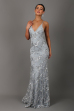 inostorâ„?Sequin V-Neck Backless Maxi Dress