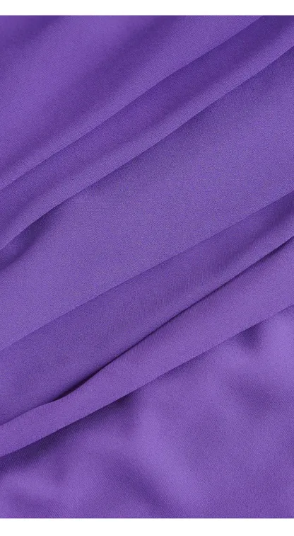 Solid Ruched Lantern Sleeve Midi Dress